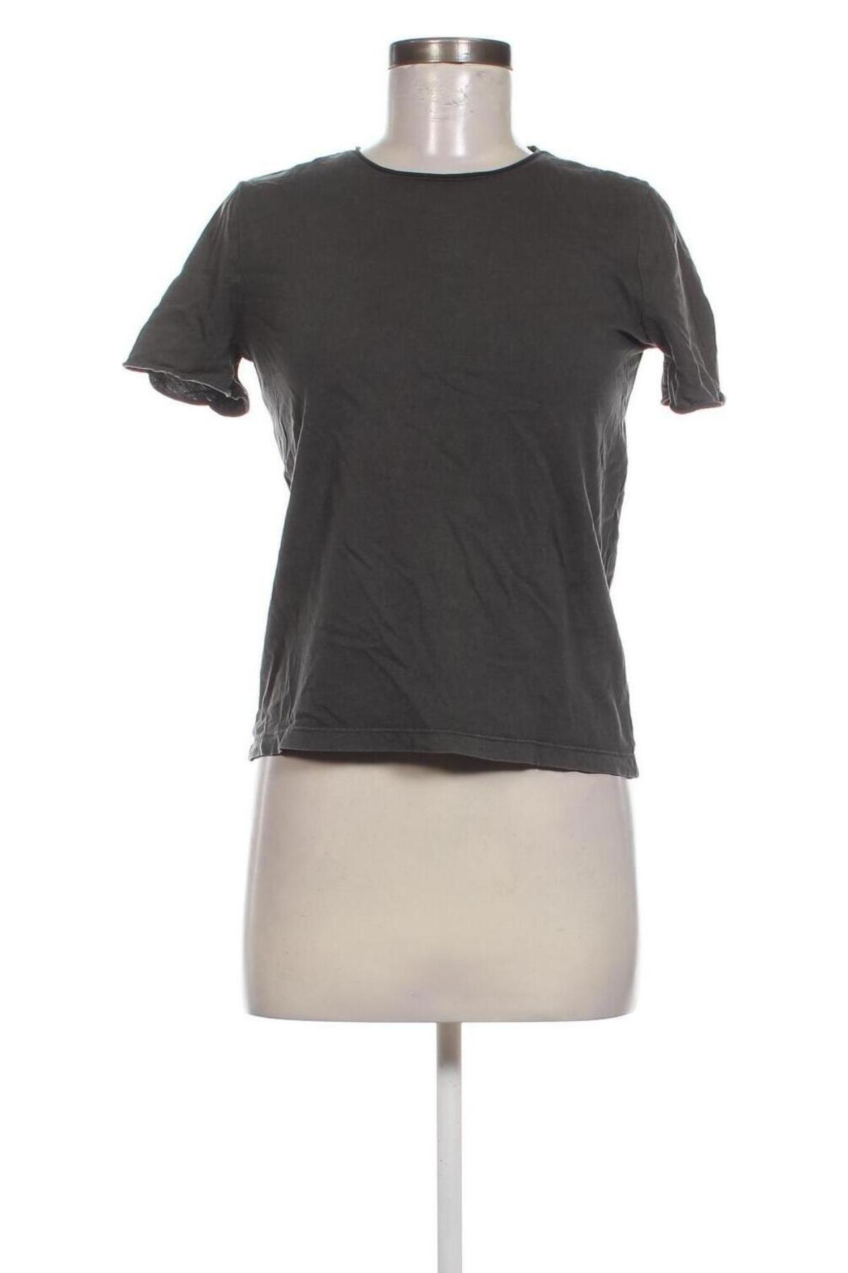 Γυναικείο t-shirt Zara, Μέγεθος S, Χρώμα Γκρί, Τιμή 6,06 €