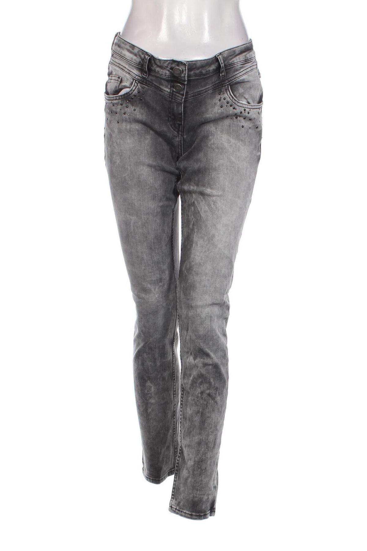 Damen Jeans Cecil, Größe M, Farbe Grau, Preis € 13,49