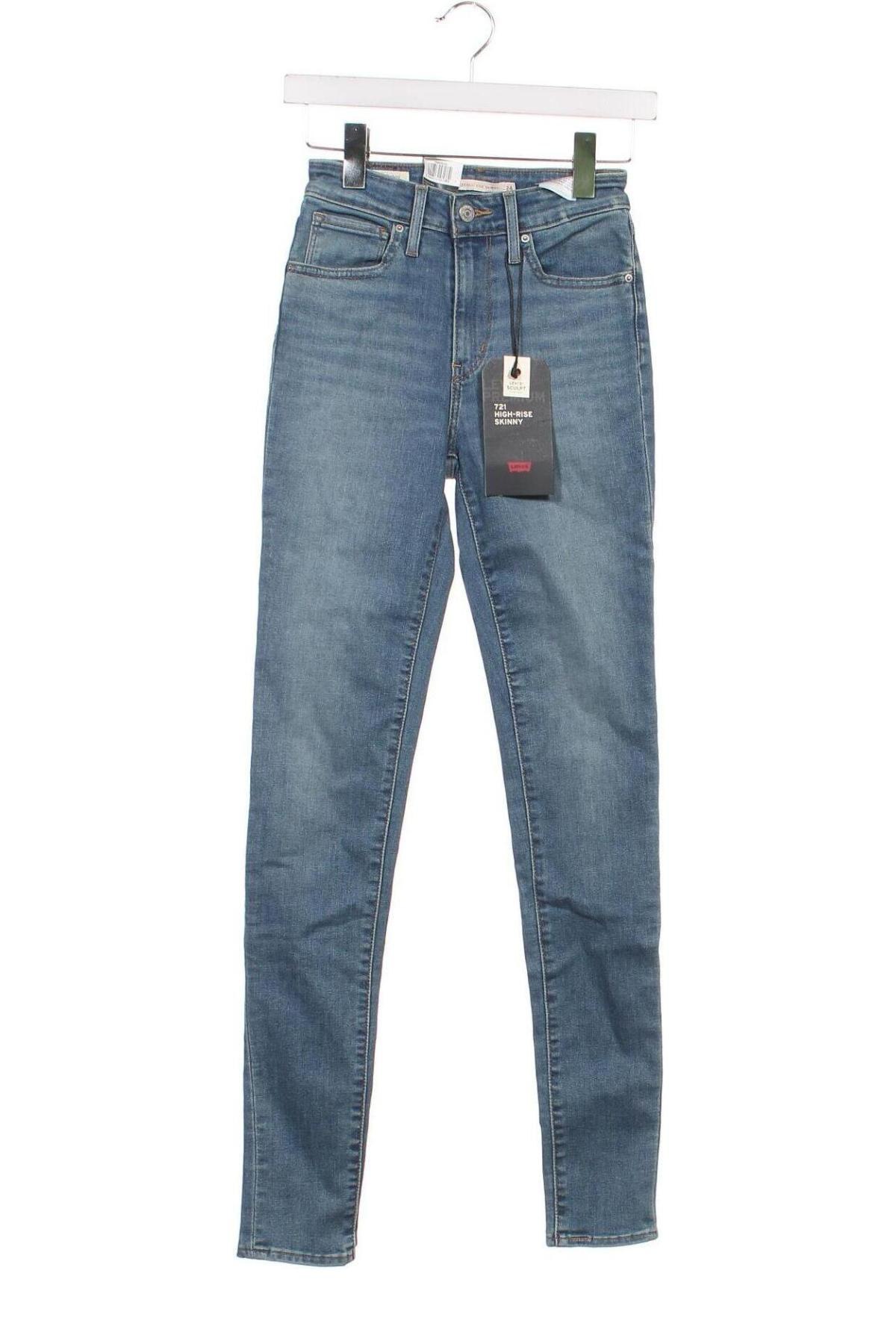 Blugi de femei Levi's, Mărime XXS, Culoare Albastru, Preț 518,54 Lei