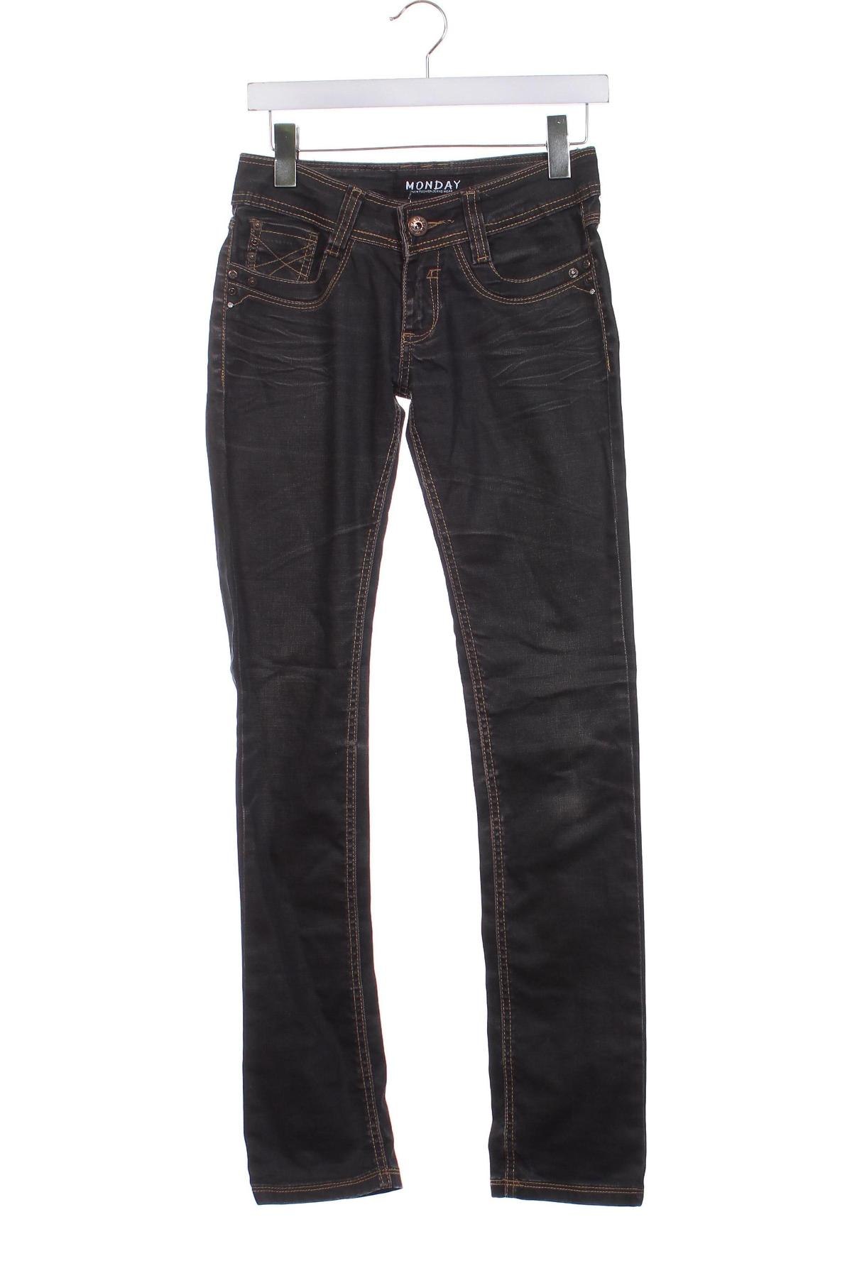 Dámske džínsy  Monday Jeans, Veľkosť S, Farba Hnedá, Cena  8,95 €