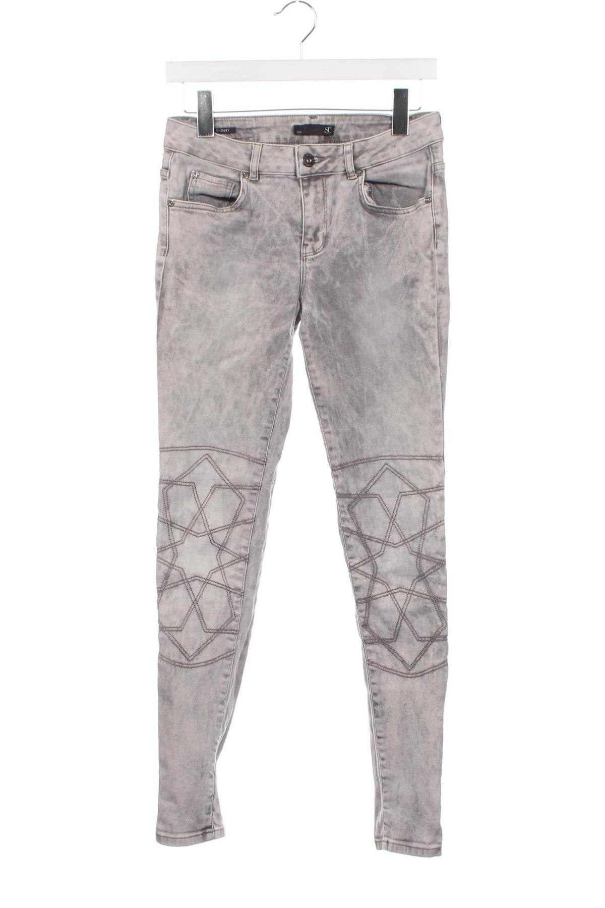 Damskie jeansy Supertrash, Rozmiar S, Kolor Szary, Cena 66,67 zł