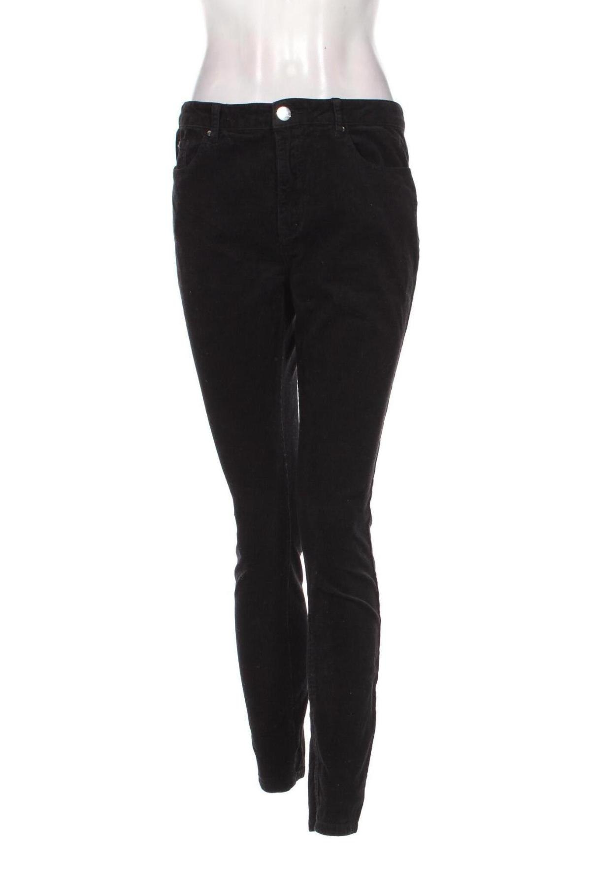 Pantaloni de velvet de femei Amisu, Mărime M, Culoare Negru, Preț 95,99 Lei