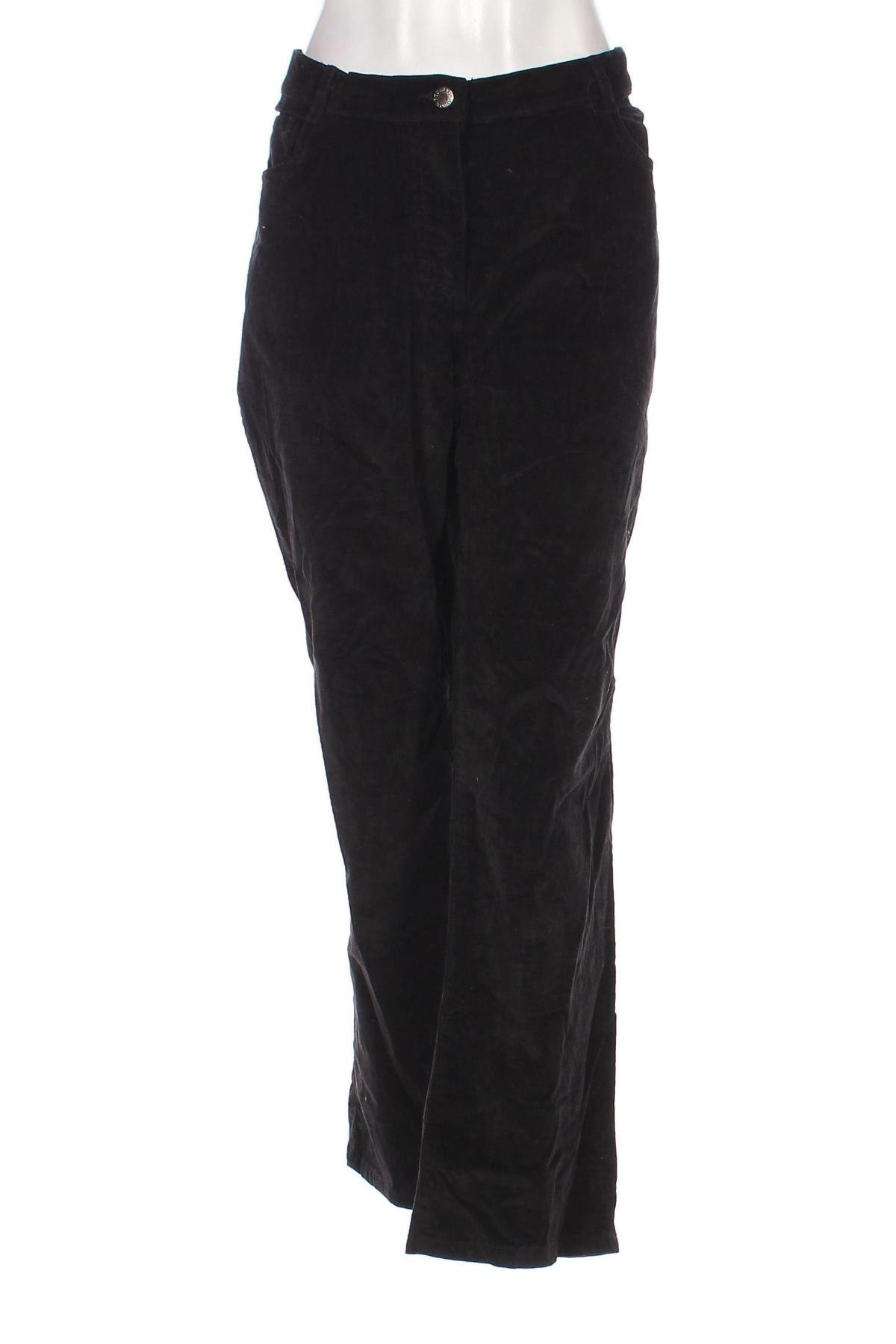 Pantaloni de velvet de femei Bexleys, Mărime XXL, Culoare Negru, Preț 157,99 Lei