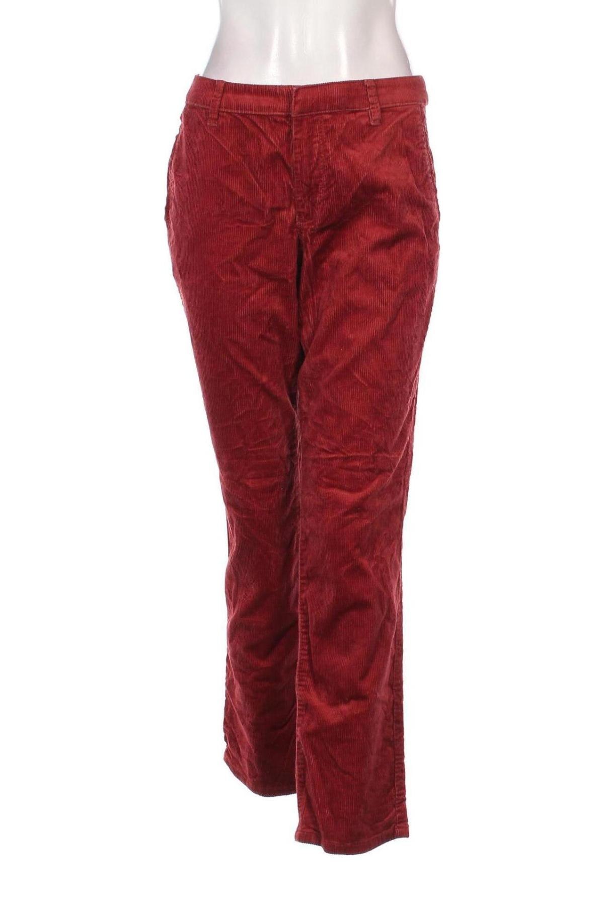 Pantaloni de velvet de femei Esprit, Mărime M, Culoare Roșu, Preț 157,99 Lei