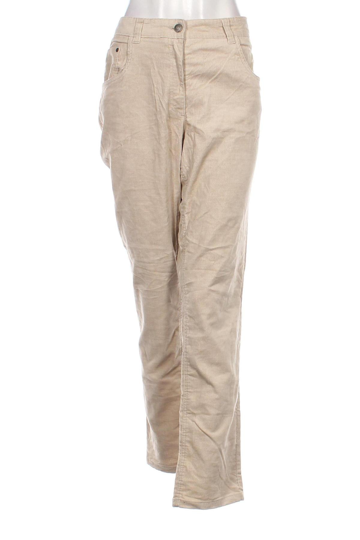 Damen Cordhose Gina Benotti, Größe L, Farbe Beige, Preis € 8,99