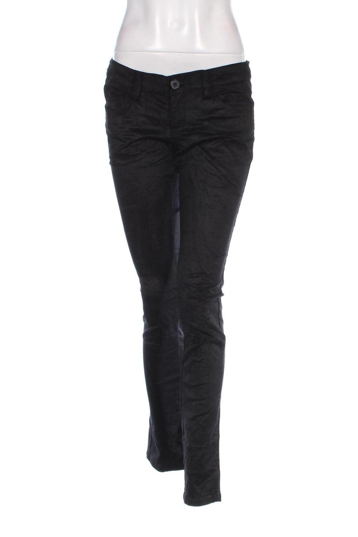 Pantaloni de velvet de femei Mango, Mărime M, Culoare Negru, Preț 111,99 Lei