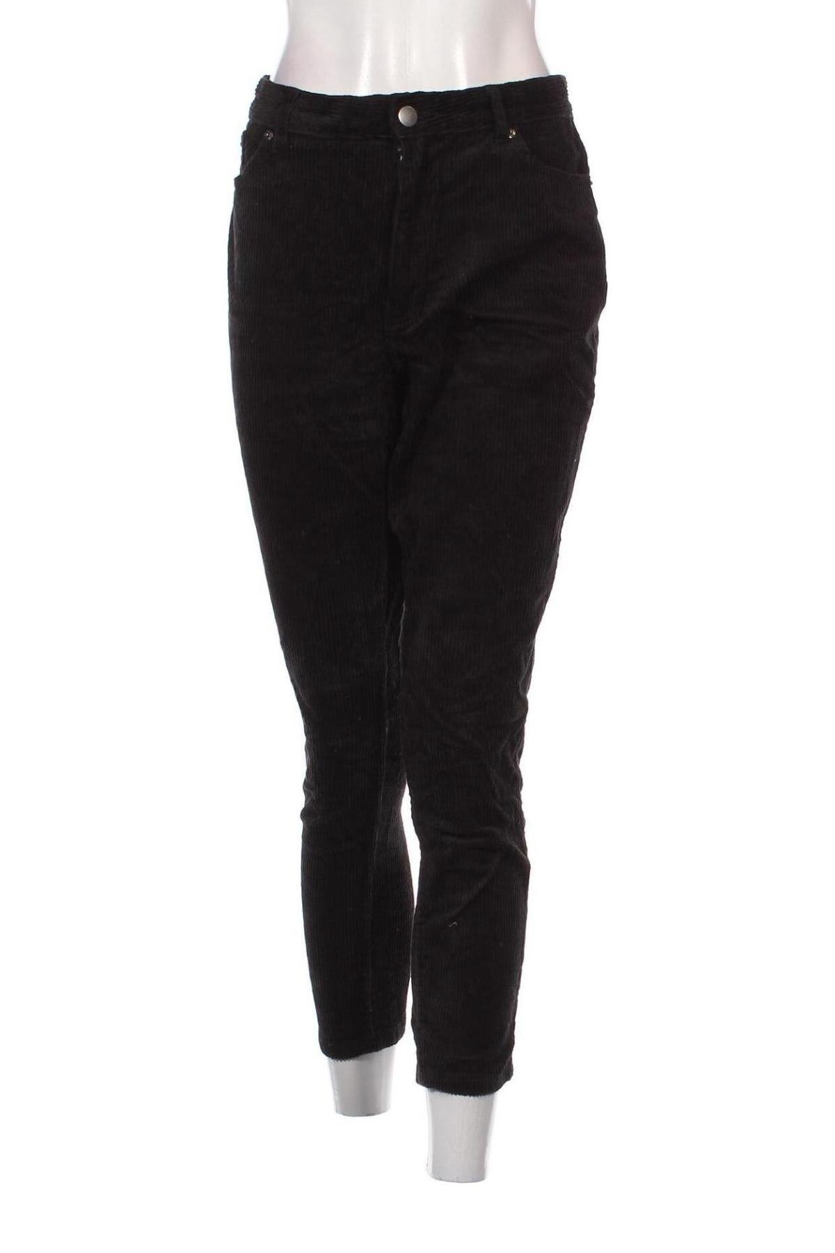 Damen Cordhose Monki, Größe M, Farbe Schwarz, Preis 17,99 €