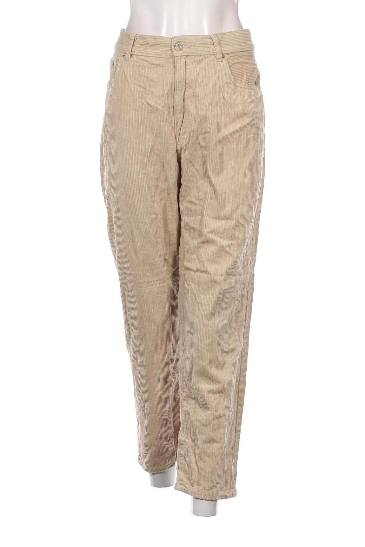 Damen Cordhose Pull&Bear, Größe XL, Farbe Beige, Preis 20,49 €