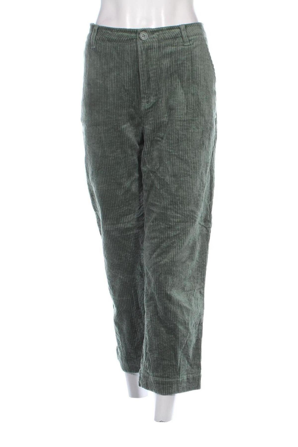 Pantaloni de velvet de femei Someday., Mărime M, Culoare Verde, Preț 71,99 Lei