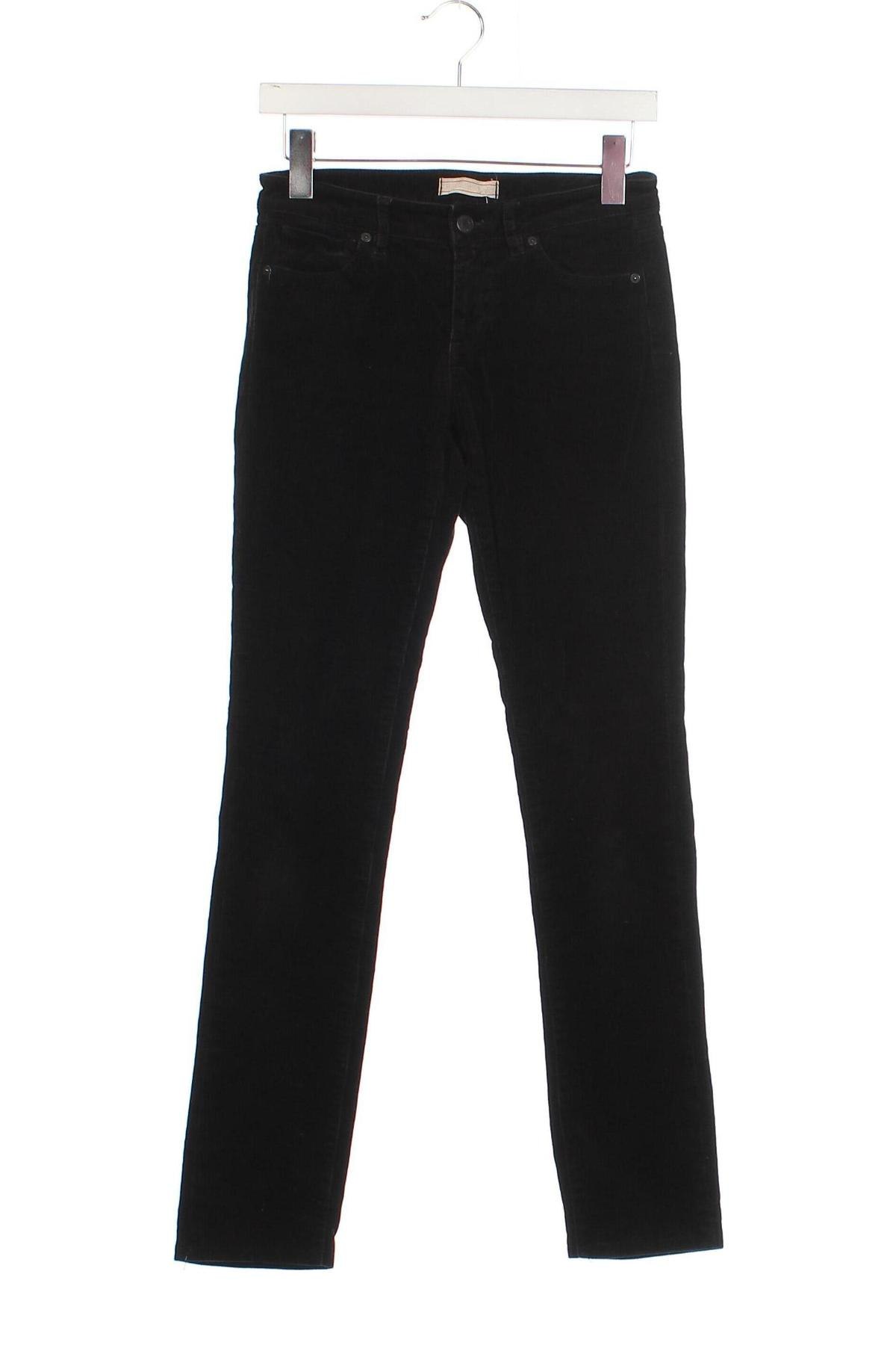 Pantaloni de velvet de femei Uniqlo, Mărime XS, Culoare Negru, Preț 124,68 Lei