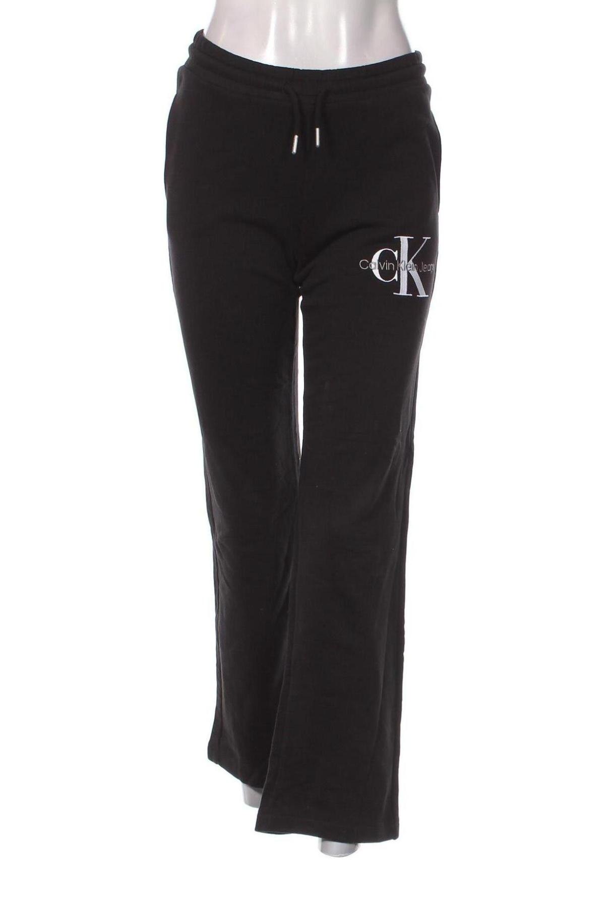 Pantaloni de femei Calvin Klein Jeans, Mărime M, Culoare Negru, Preț 234,99 Lei