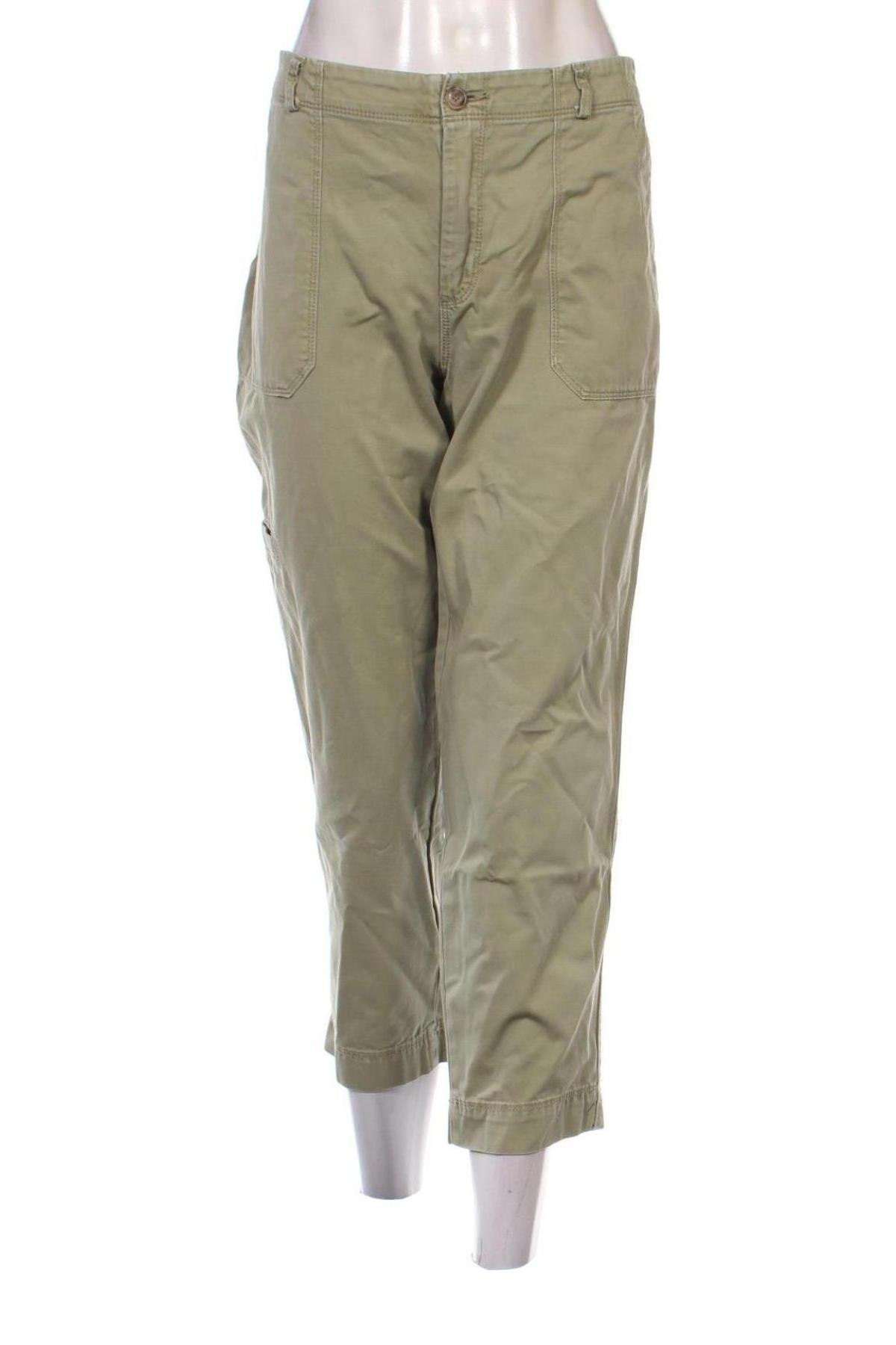 Pantaloni de femei Esprit, Mărime L, Culoare Verde, Preț 104,73 Lei