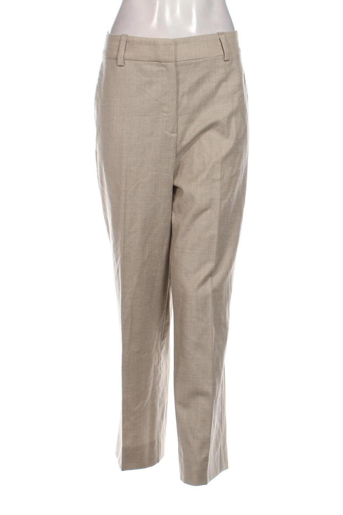 Pantaloni de femei Massimo Dutti, Mărime L, Culoare Bej, Preț 158,20 Lei