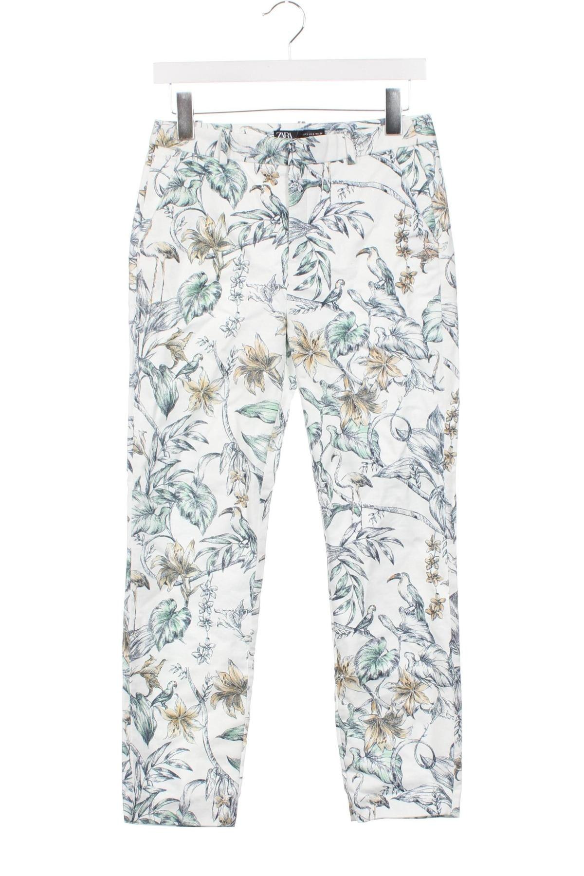 Pantaloni de femei Zara, Mărime S, Culoare Multicolor, Preț 69,00 Lei