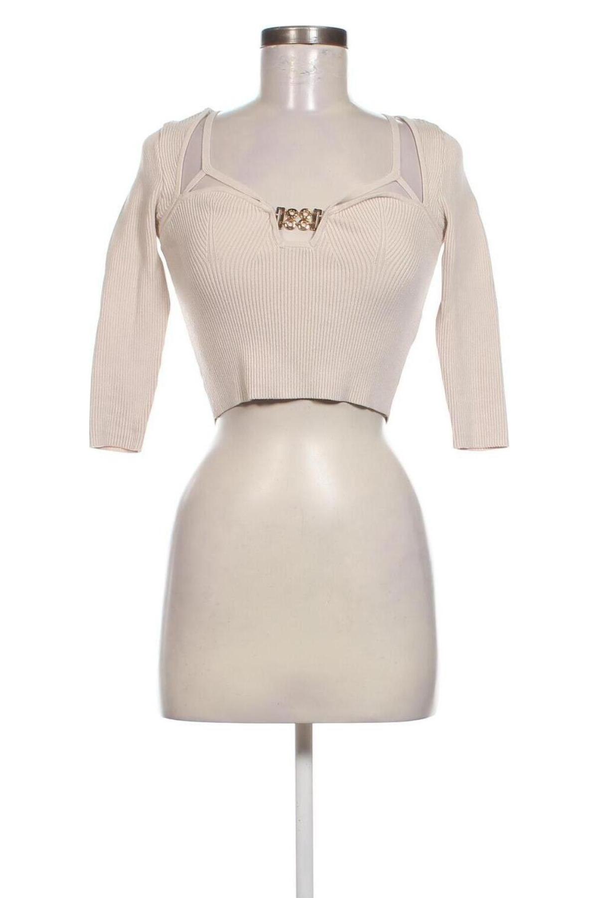 Damenpullover Bershka, Größe S, Farbe Beige, Preis € 15,00