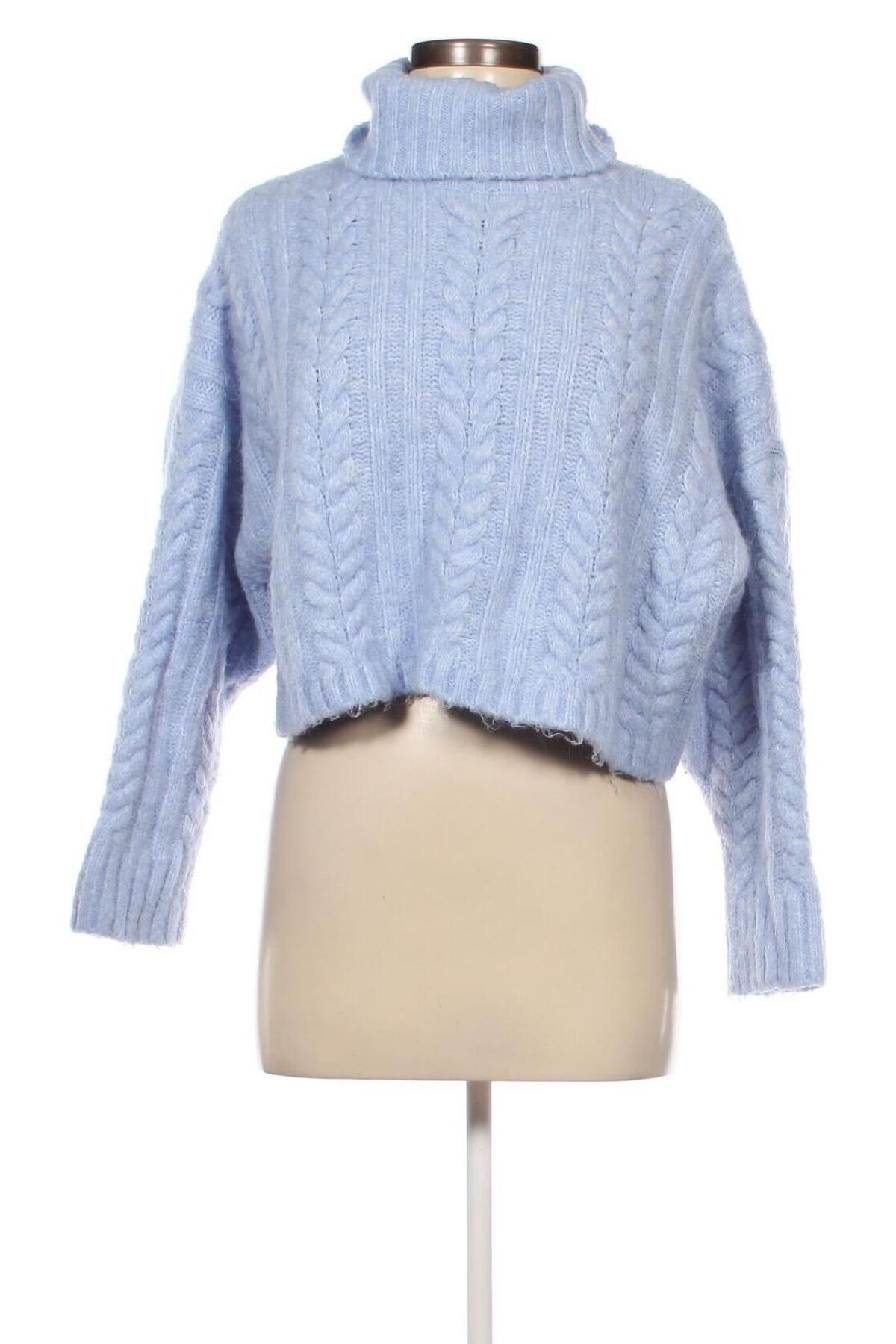 Damenpullover Bershka, Größe S, Farbe Blau, Preis € 20,49