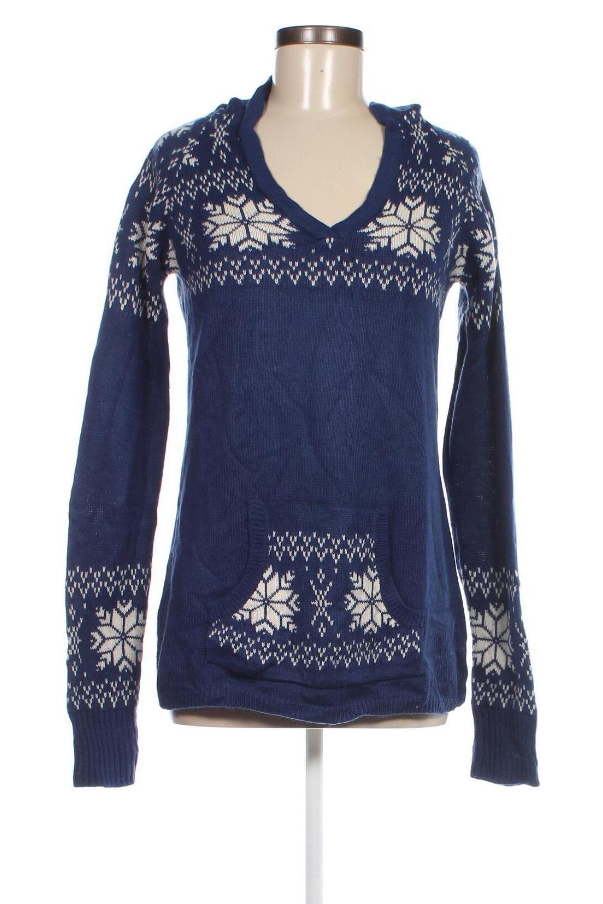 Damski sweter Crazy World, Rozmiar M, Kolor Niebieski, Cena 92,99 zł