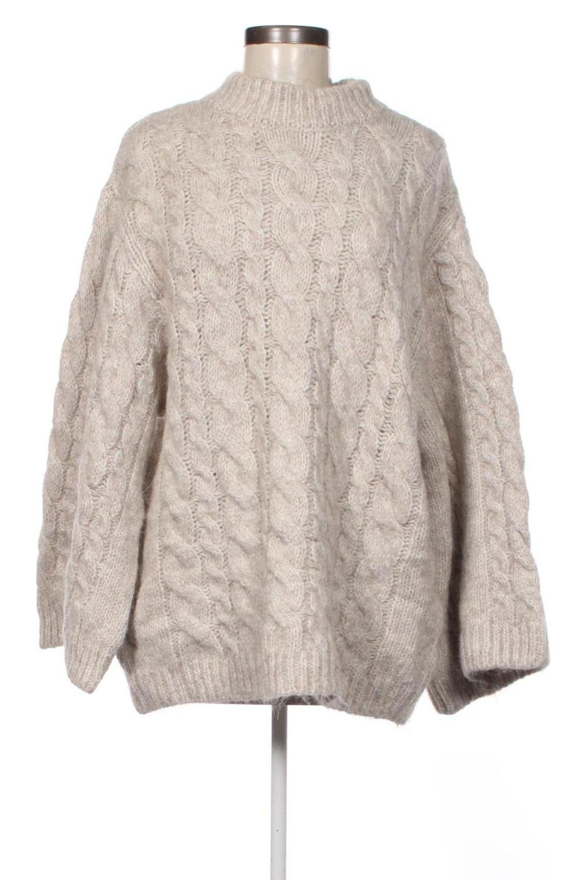 Damski sweter H&M, Rozmiar M, Kolor Beżowy, Cena 92,99 zł