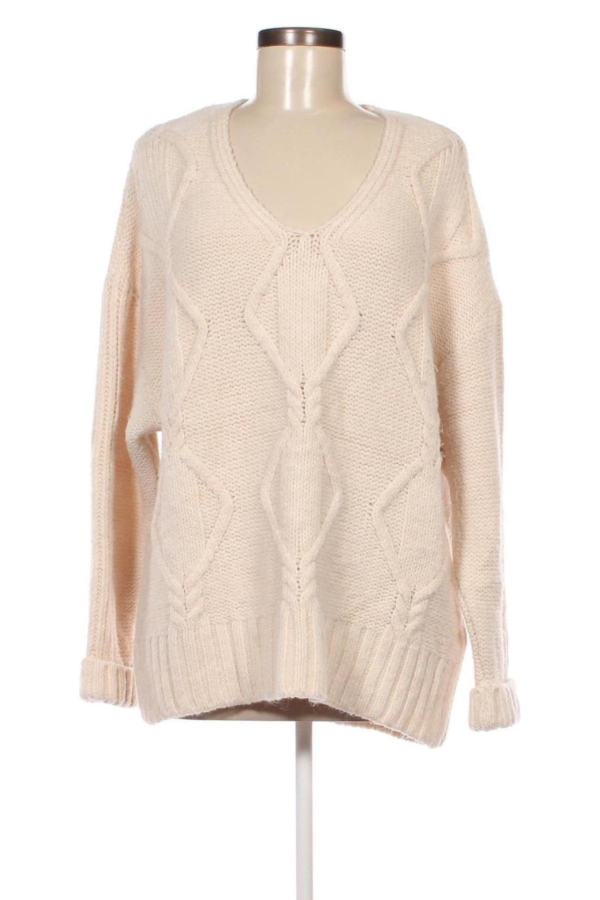 Damski sweter H&M, Rozmiar M, Kolor Beżowy, Cena 92,99 zł