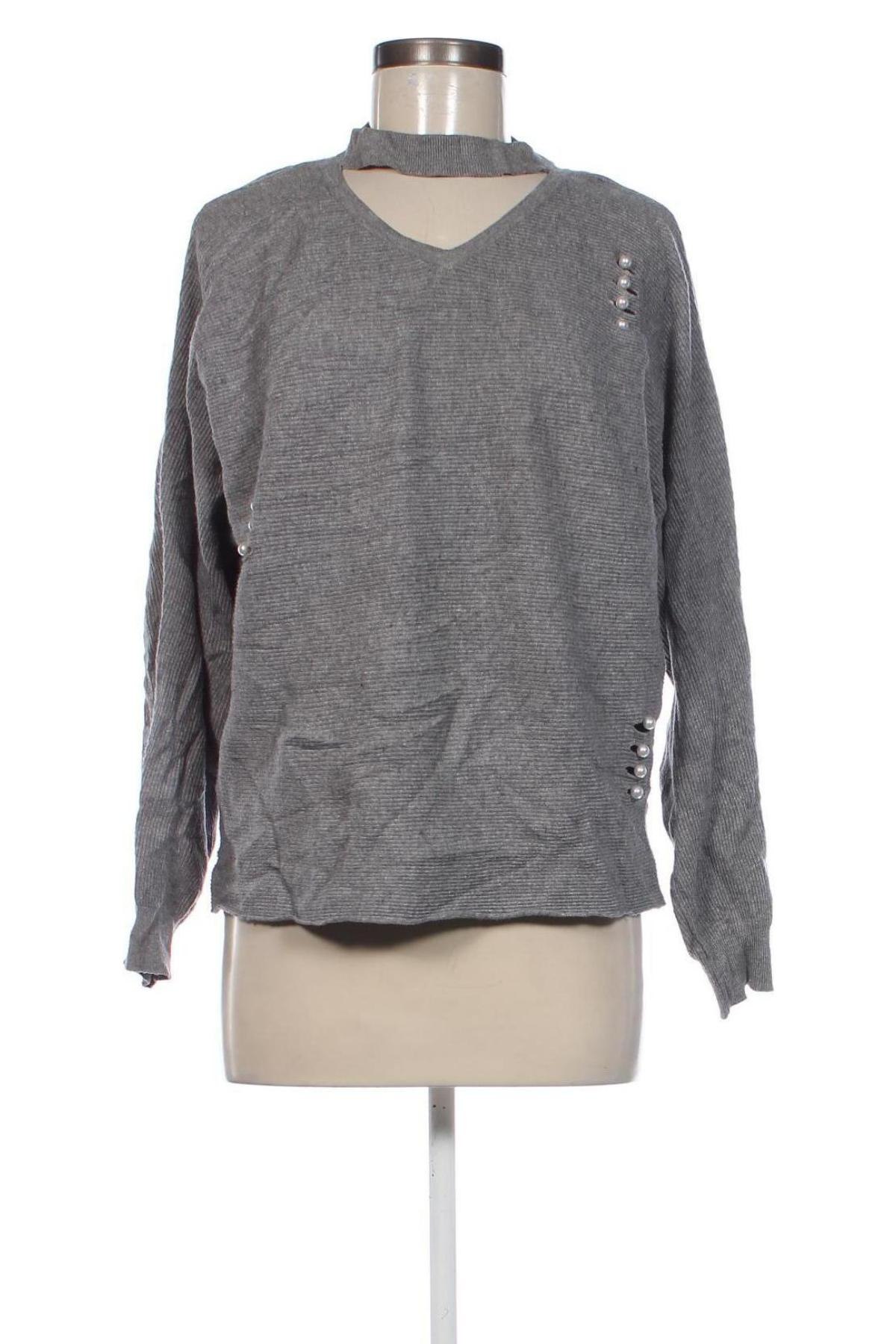 Damenpullover Just Woman, Größe M, Farbe Grau, Preis 20,49 €