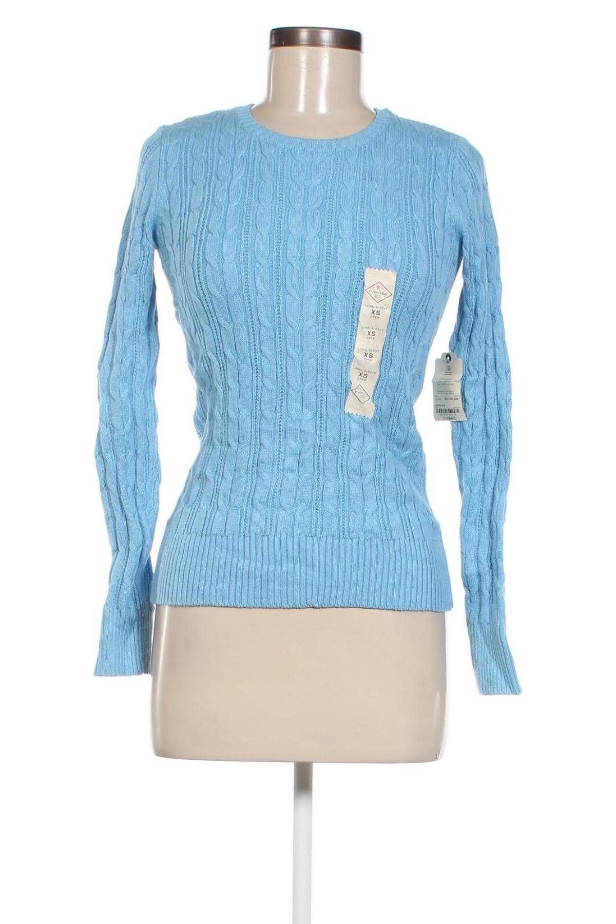 Damenpullover St John's Bay, Größe XS, Farbe Blau, Preis € 32,49