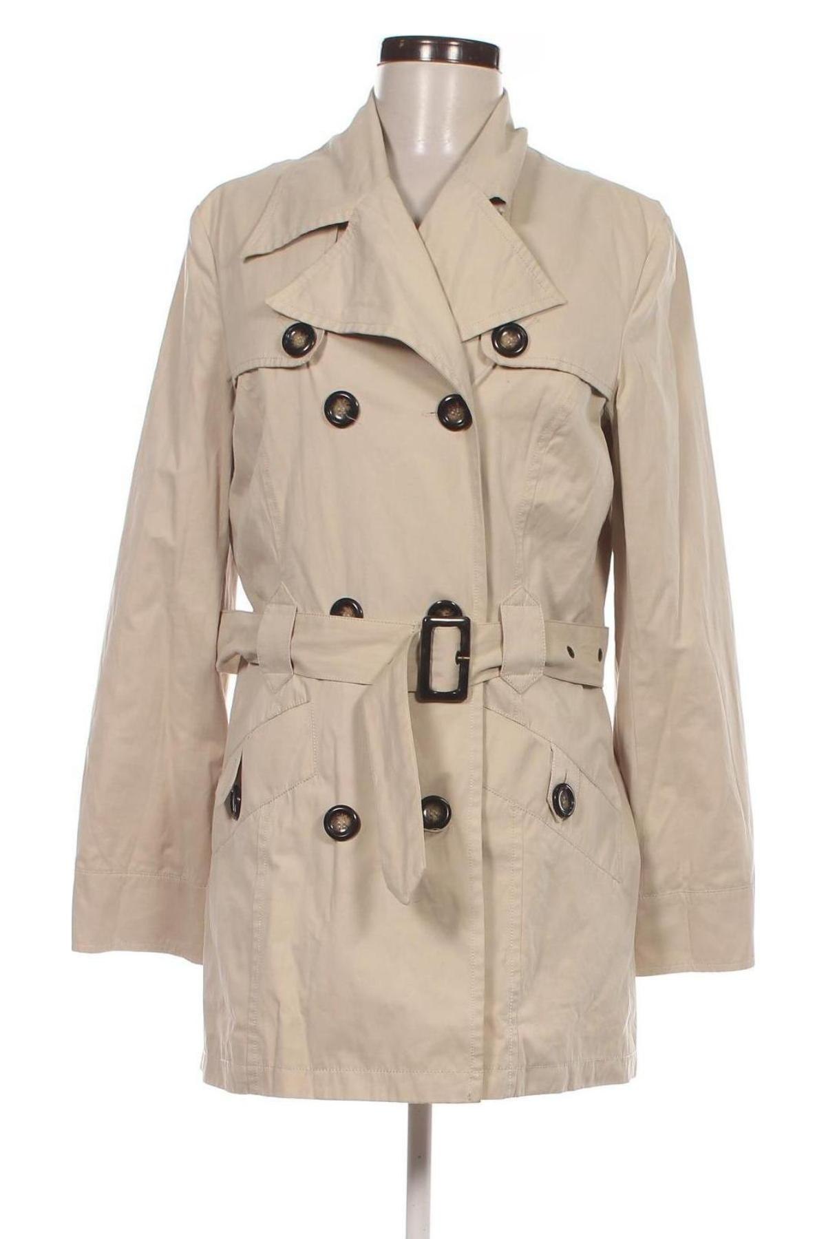 Damen Trenchcoat Authentic Clothing Company, Größe M, Farbe Beige, Preis 34,78 €