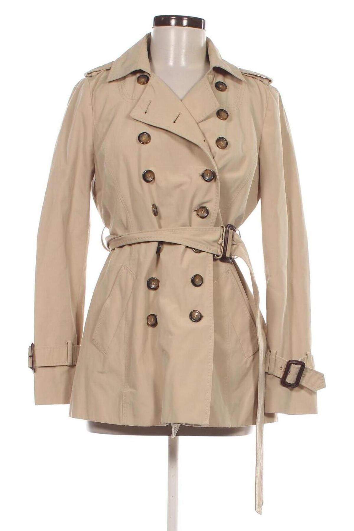 Damen Trenchcoat Zara, Größe M, Farbe Beige, Preis 28,00 €