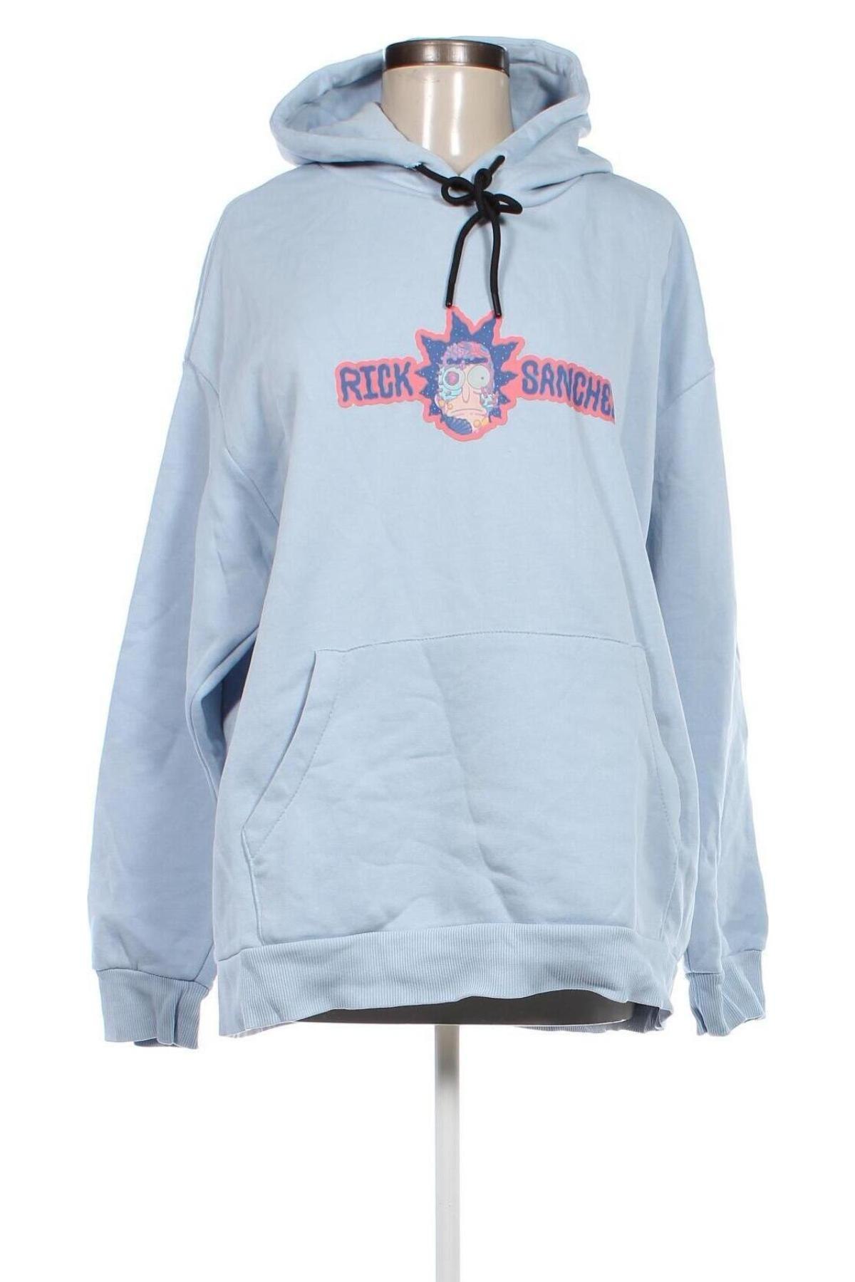 Damen Sweatshirt Bershka, Größe M, Farbe Blau, Preis 9,49 €