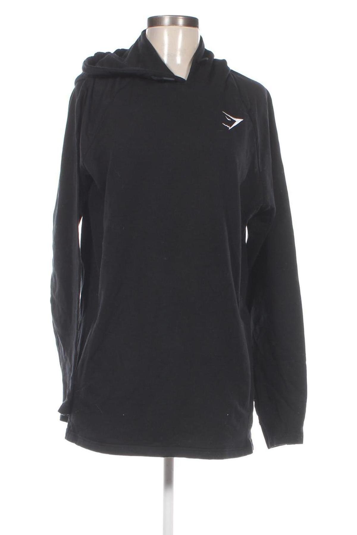 Damen Sweatshirt Gymshark, Größe L, Farbe Schwarz, Preis 11,99 €