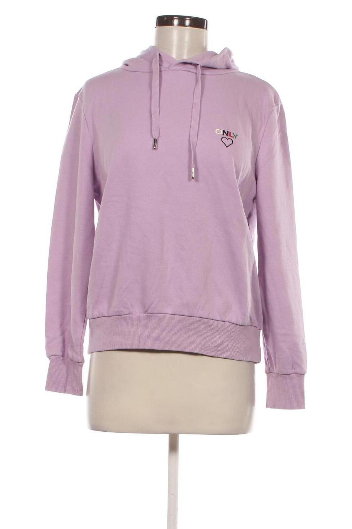 Damen Sweatshirt ONLY, Größe M, Farbe Lila, Preis 13,99 €