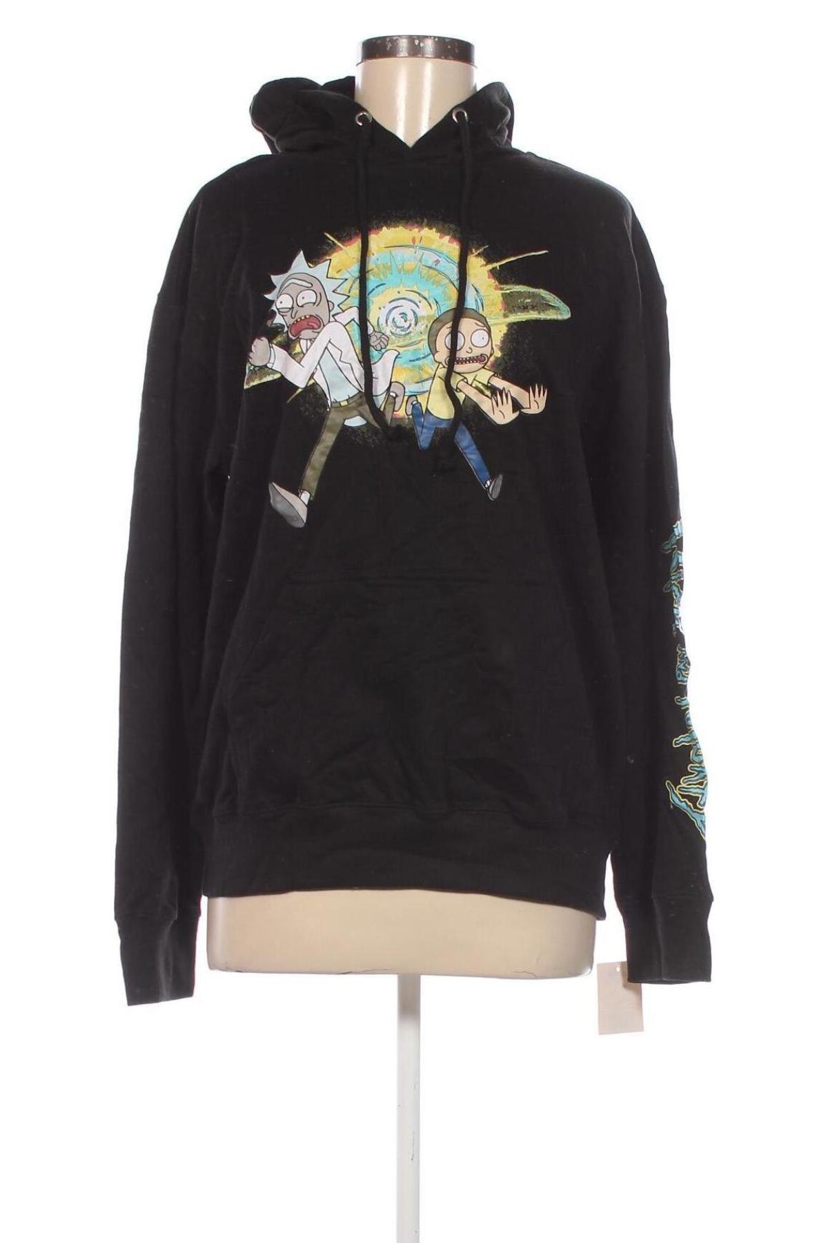 Női sweatshirt Rick and Morty, Méret L, Szín Fekete, Ár 23 599 Ft