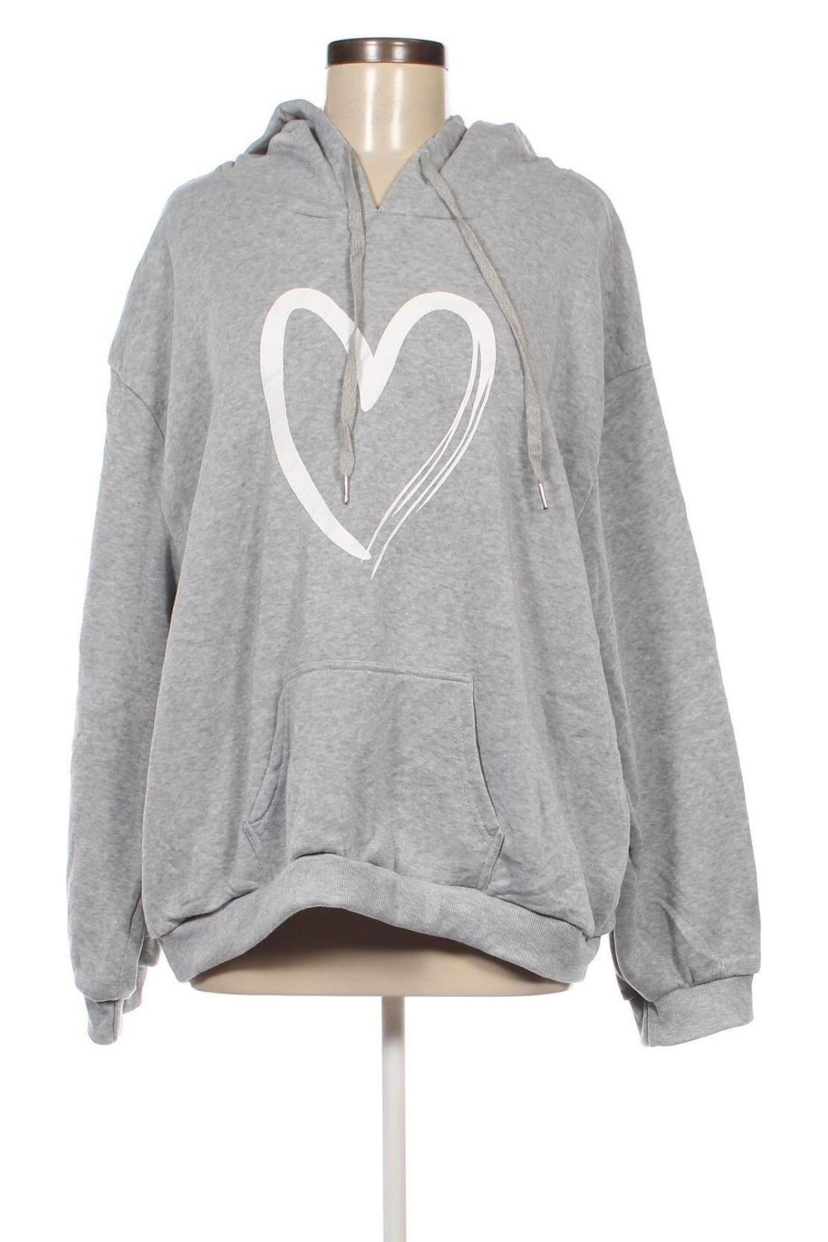 Damen Sweatshirt SHEIN, Größe 3XL, Farbe Grau, Preis 15,99 €