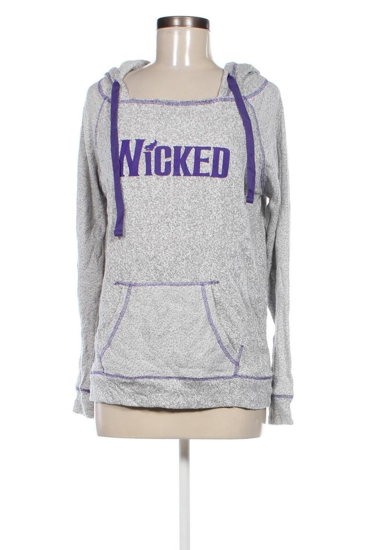 Hanorac de femei Wicked, Mărime M, Culoare Gri, Preț 48,99 Lei