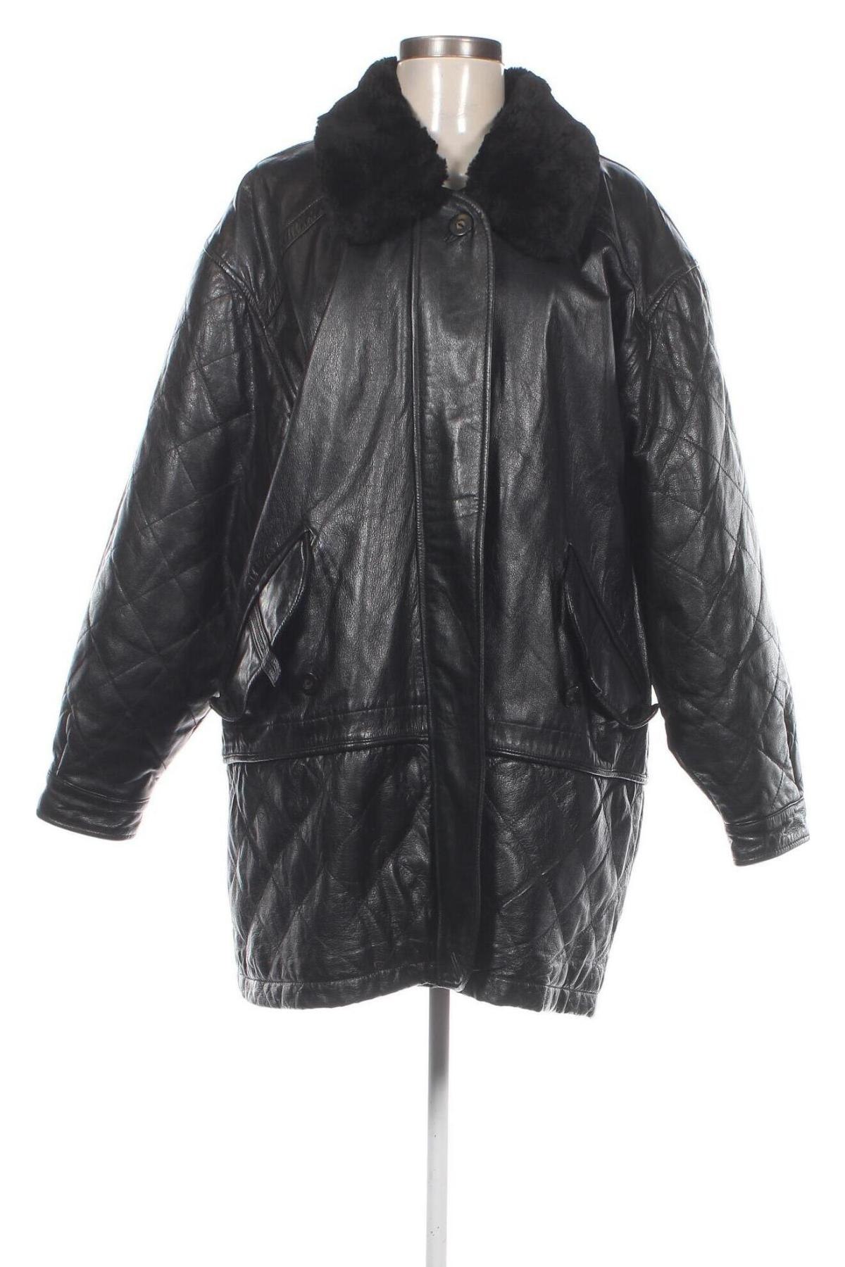 Damen Lederjacke, Größe S, Farbe Schwarz, Preis € 43,99