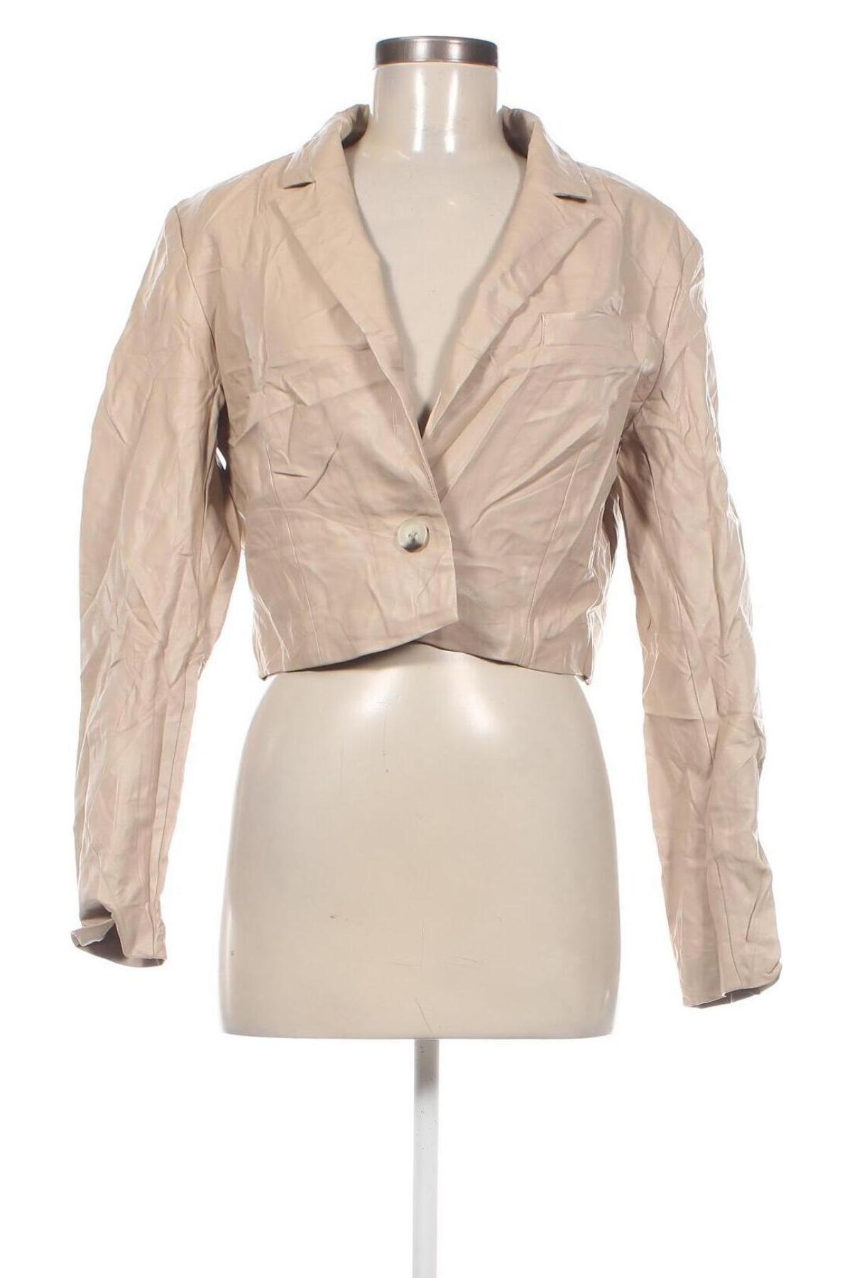 Damen Lederjacke Amisu, Größe M, Farbe Beige, Preis € 22,99