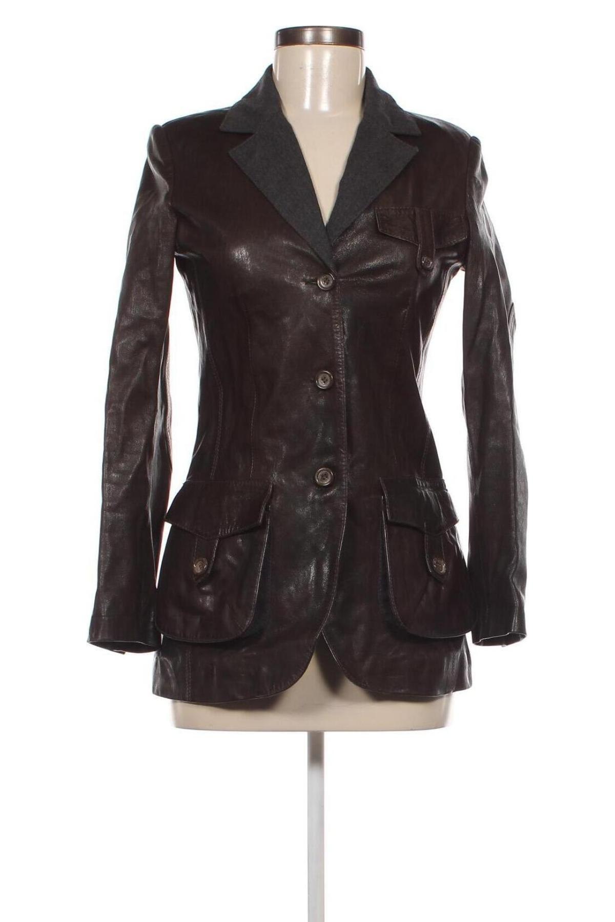 Damen Lederjacke Hessnatur, Größe M, Farbe Braun, Preis € 76,68