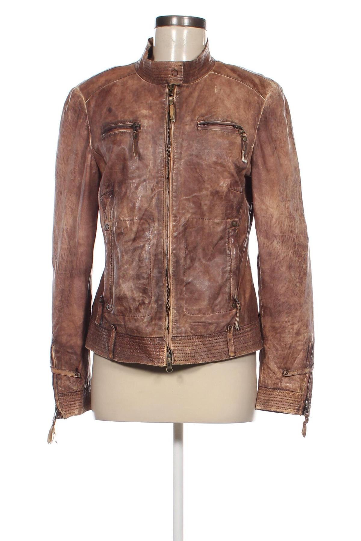 Damen Lederjacke Milestone, Größe M, Farbe Braun, Preis € 125,49