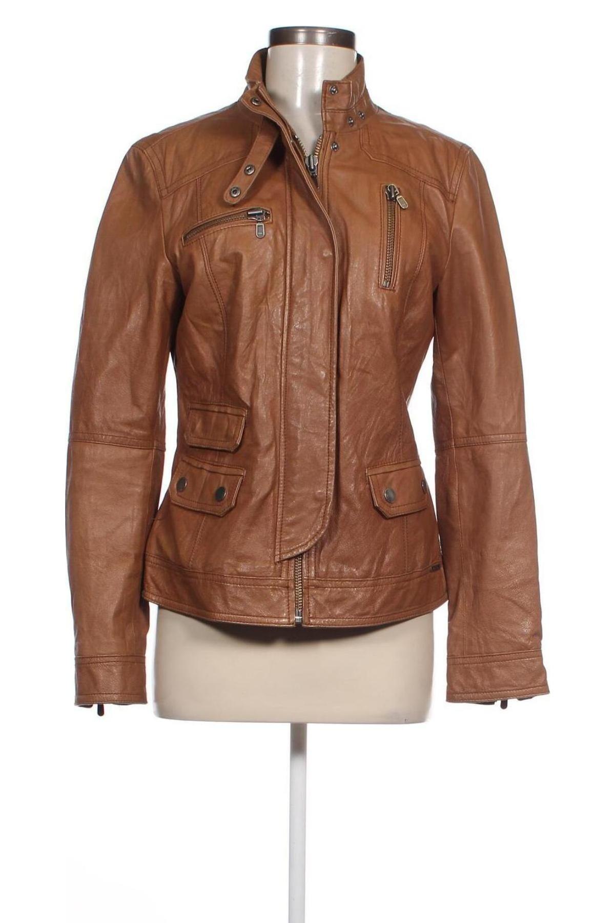 Damen Lederjacke Zero, Größe M, Farbe Braun, Preis € 62,49