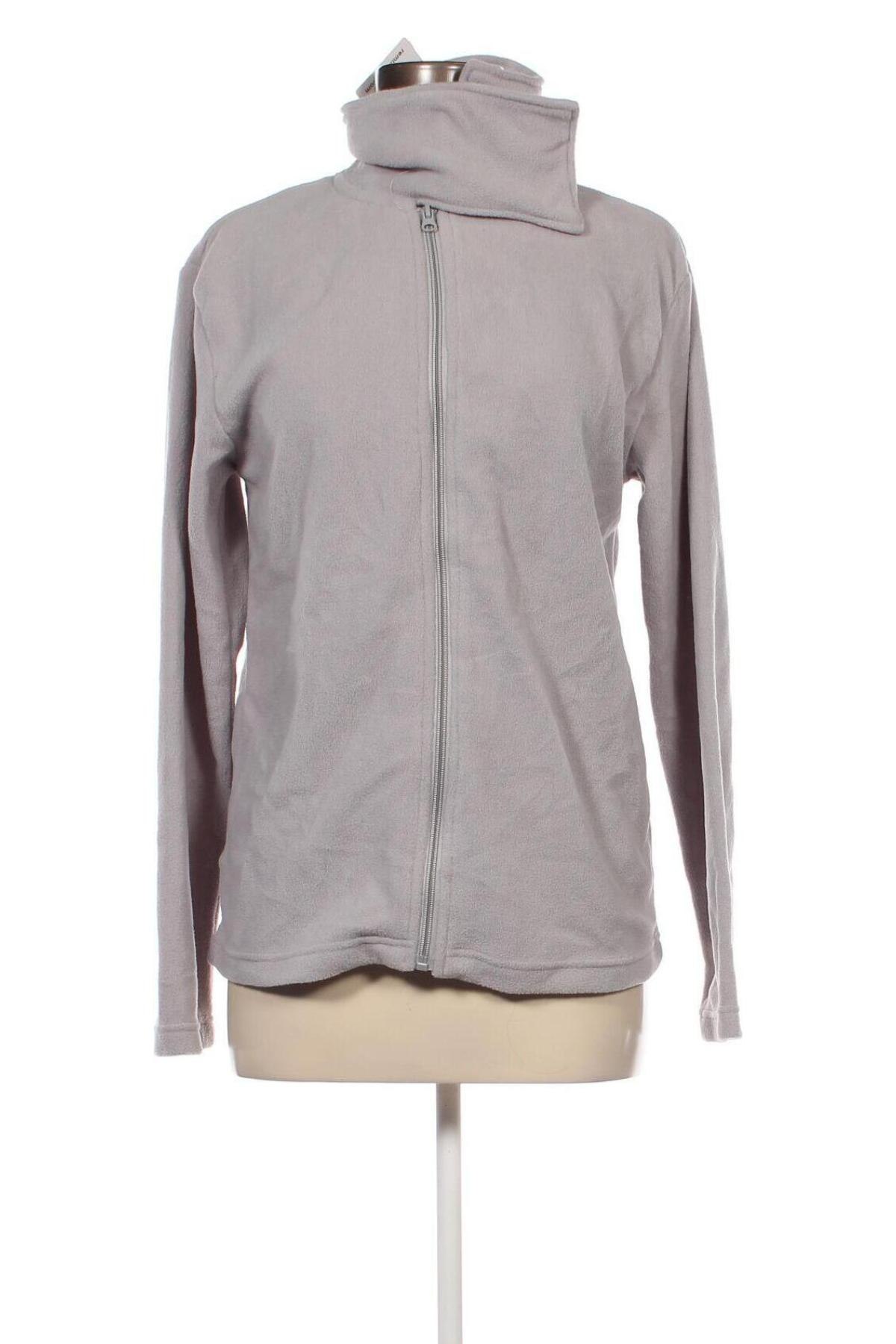 Damen Fleece Oberteil , Größe M, Farbe Grau, Preis 11,49 €