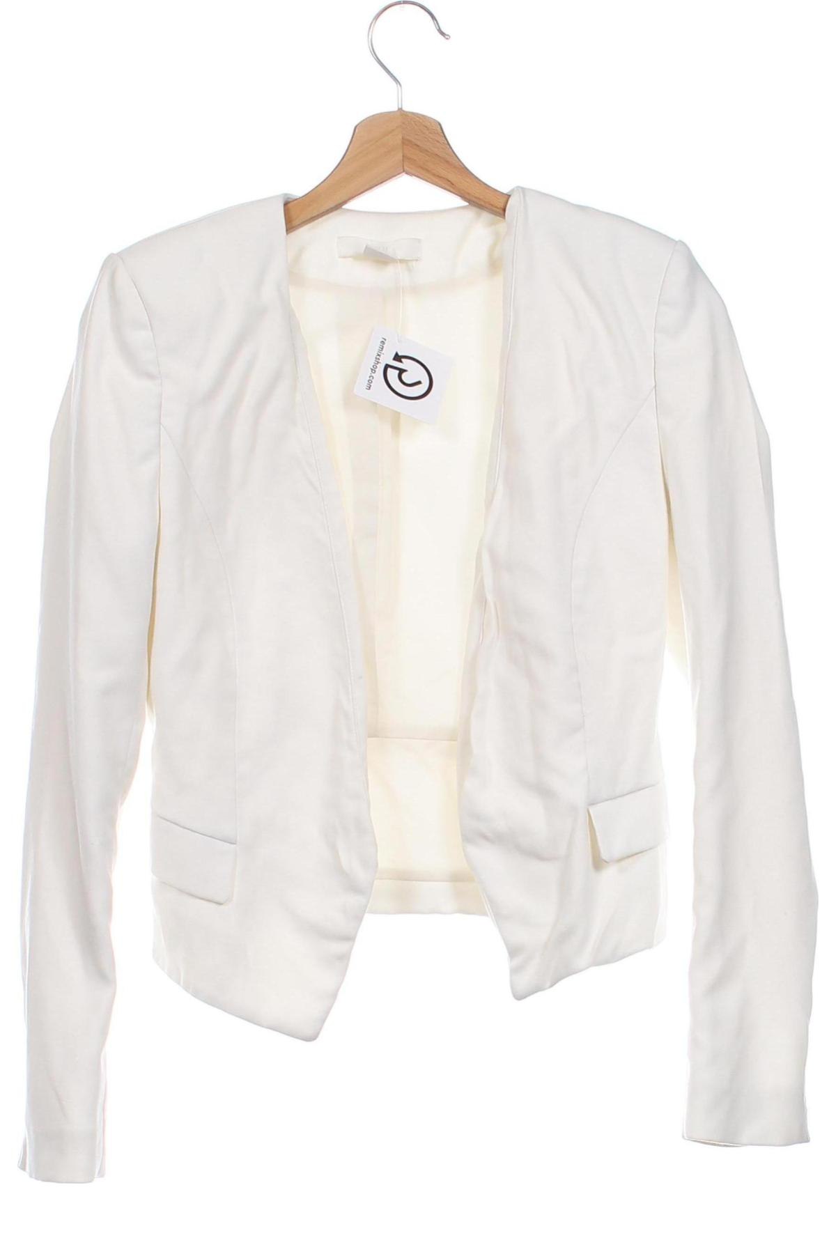 Damen Blazer H&M, Größe XS, Farbe Ecru, Preis € 24,55