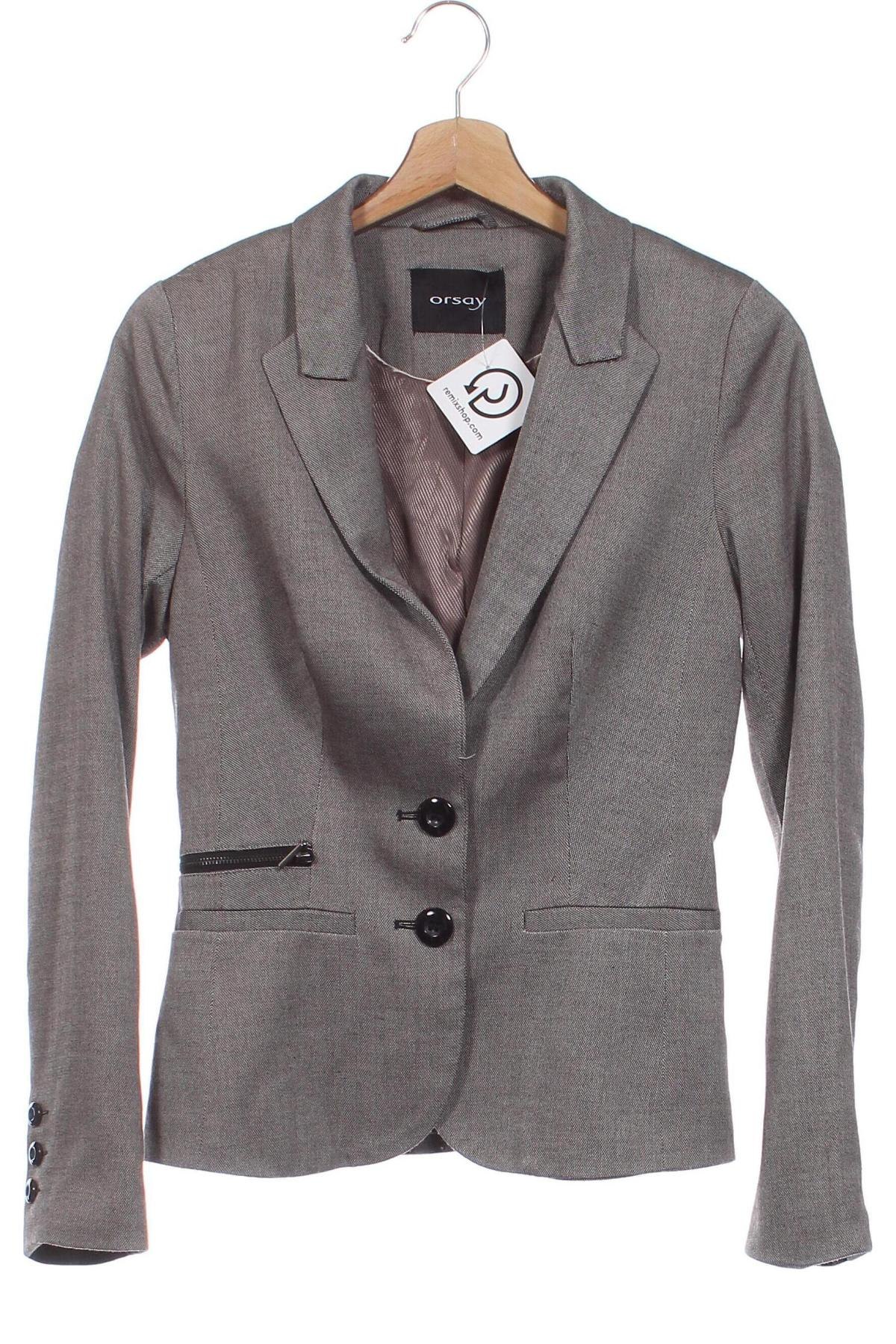 Damen Blazer Orsay, Größe XS, Farbe Grau, Preis 24,55 €