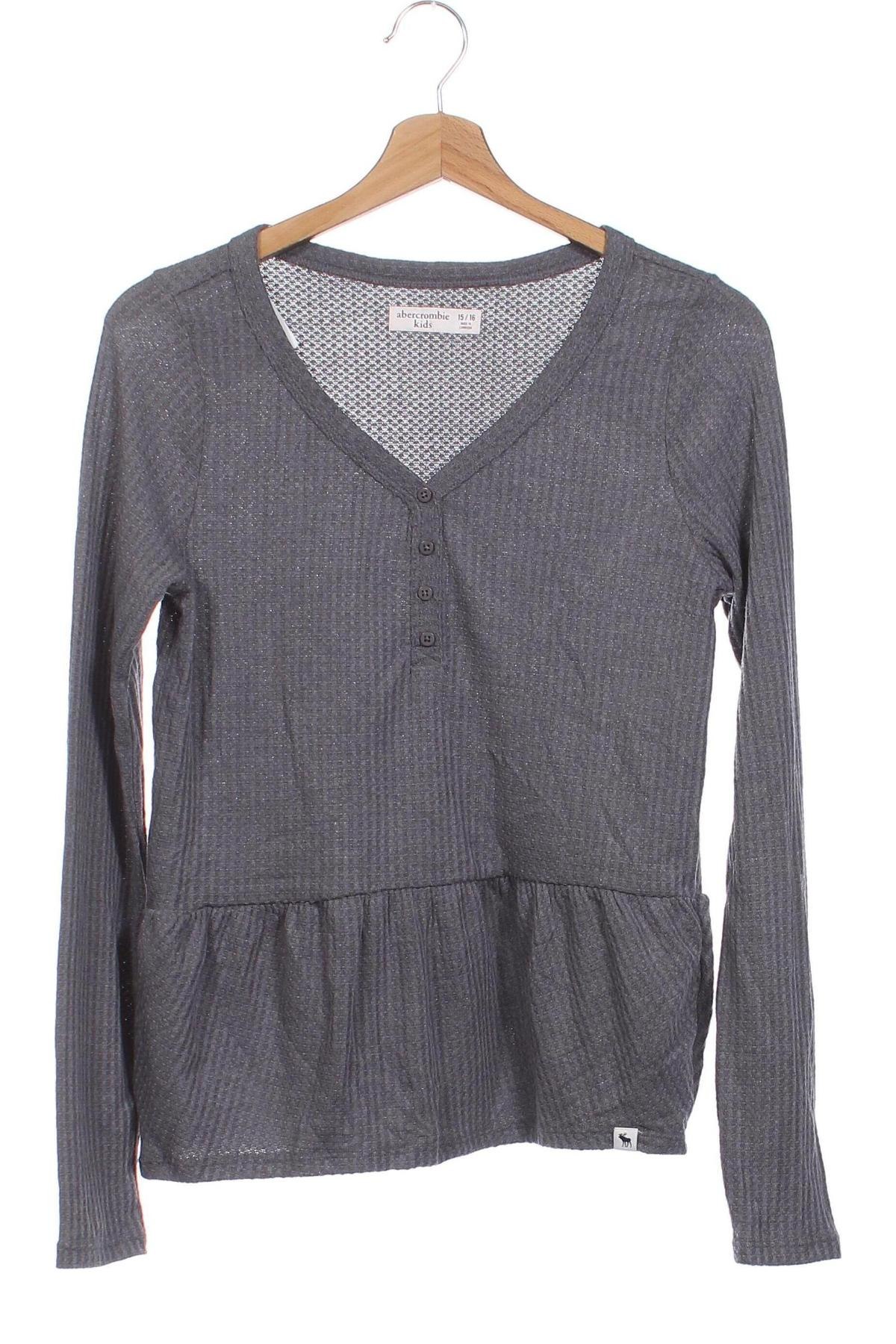 Detská blúzka  Abercrombie Kids, Veľkosť 15-18y/ 170-176 cm, Farba Sivá, Cena  4,95 €