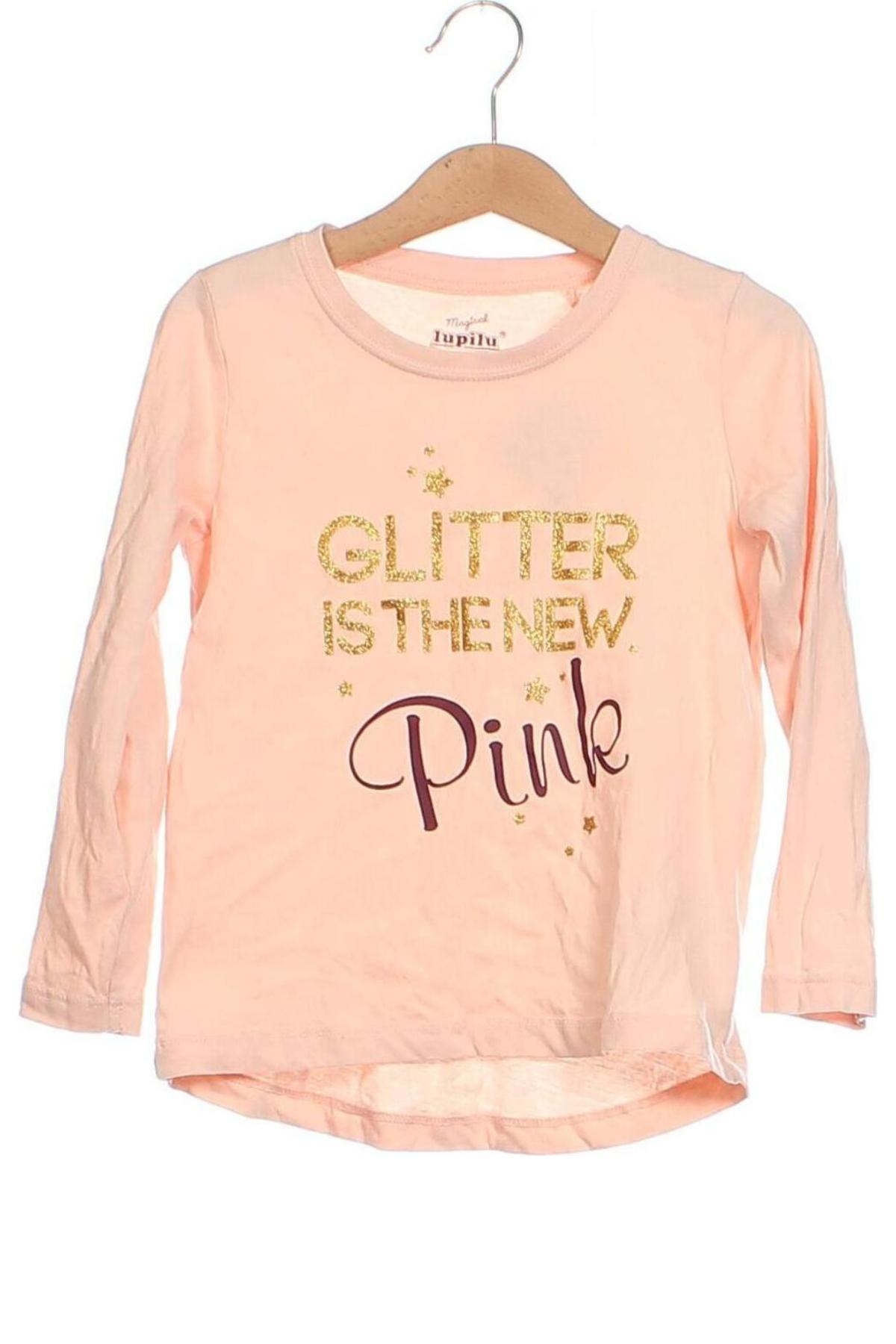 Kinder Shirt Lupilu, Größe 2-3y/ 98-104 cm, Farbe Rosa, Preis 2,99 €