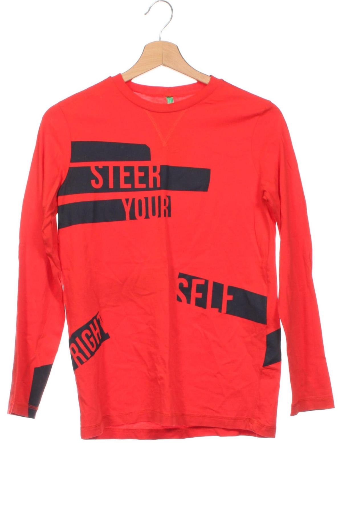 Kinder Shirt United Colors Of Benetton, Größe 12-13y/ 158-164 cm, Farbe Rot, Preis € 7,99