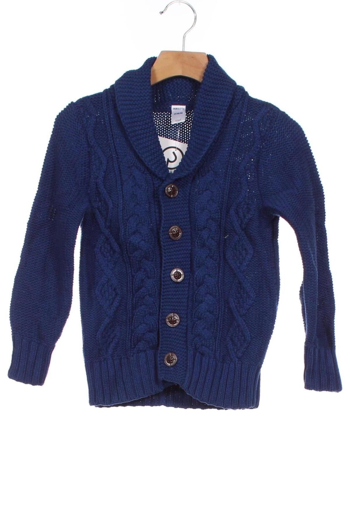 Kinder Strickjacke Old Navy, Größe 4-5y/ 110-116 cm, Farbe Blau, Preis 17,99 €