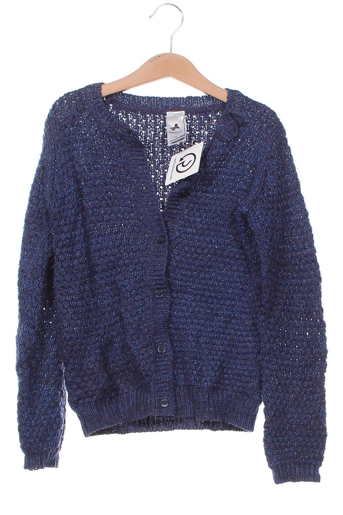 Kinder Strickjacke Palomino, Größe 7-8y/ 128-134 cm, Farbe Blau, Preis € 11,99