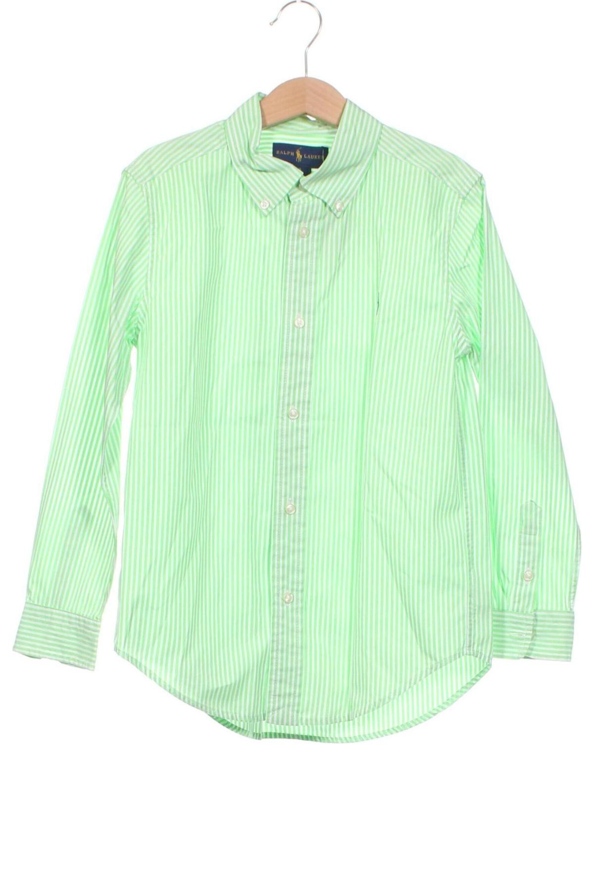 Cămașă pentru copii Ralph Lauren, Mărime 7-8y/ 128-134 cm, Culoare Verde, Preț 124,68 Lei