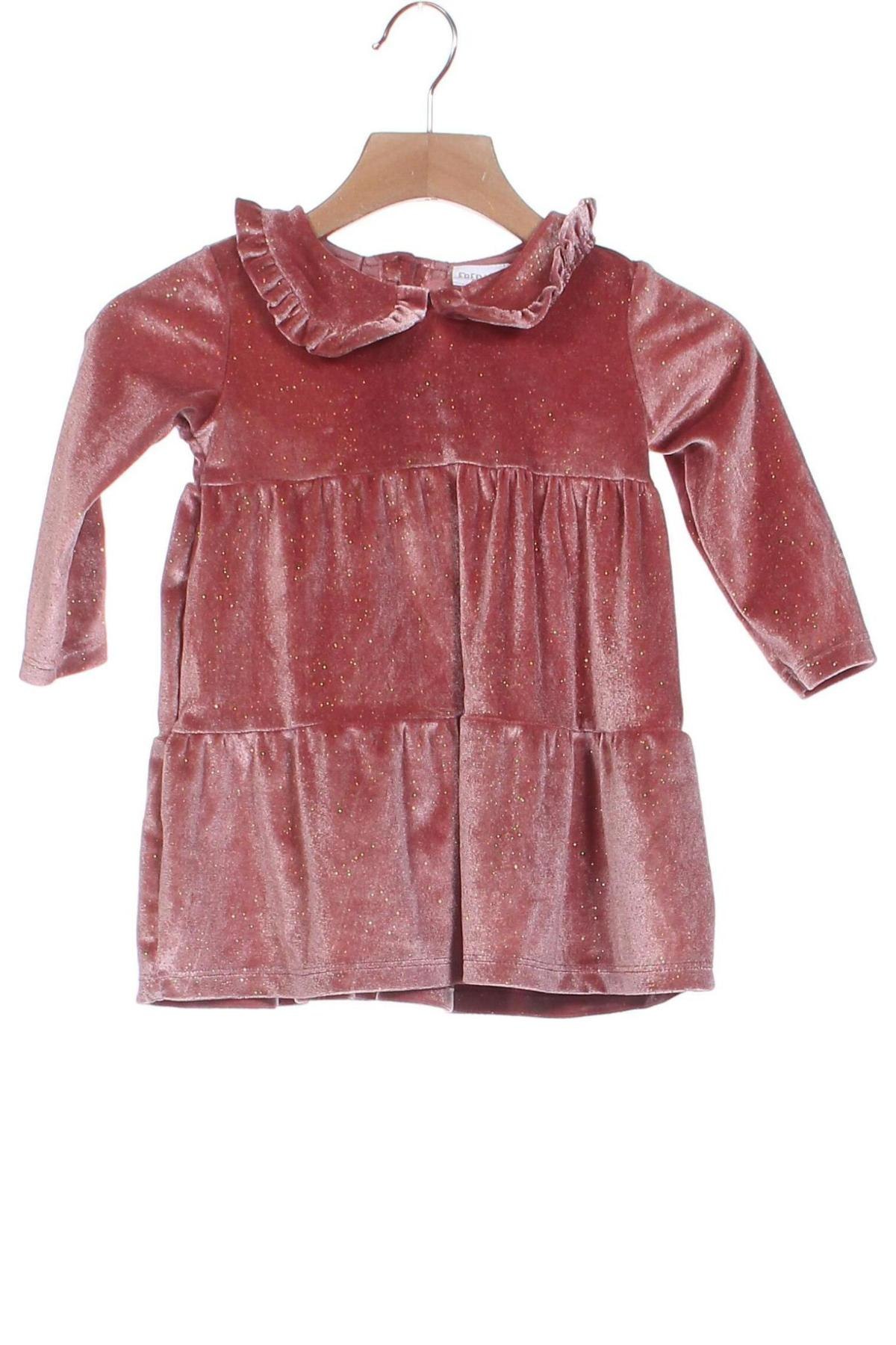 Kinderkleid F&F, Größe 6-9m/ 68-74 cm, Farbe Rosa, Preis 8,99 €