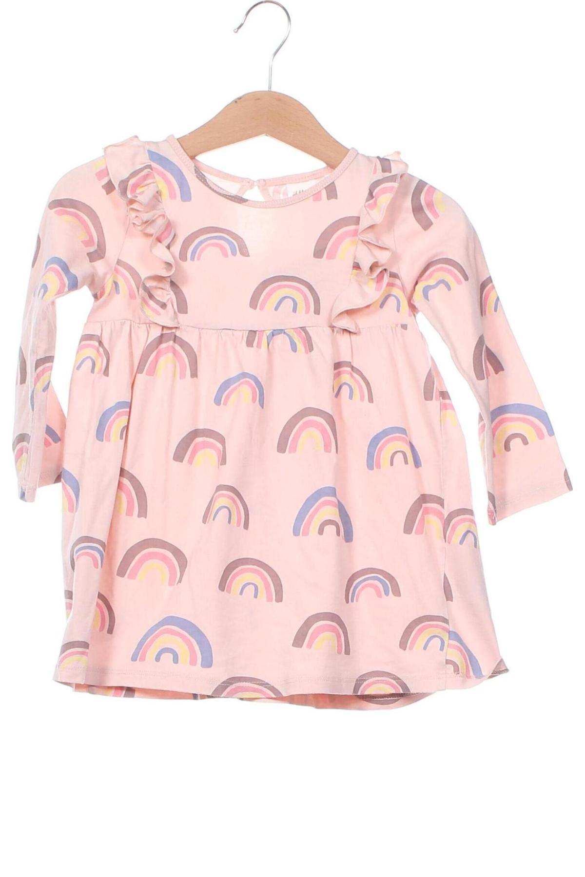 Kinderkleid H&M, Größe 12-18m/ 80-86 cm, Farbe Rosa, Preis € 6,49