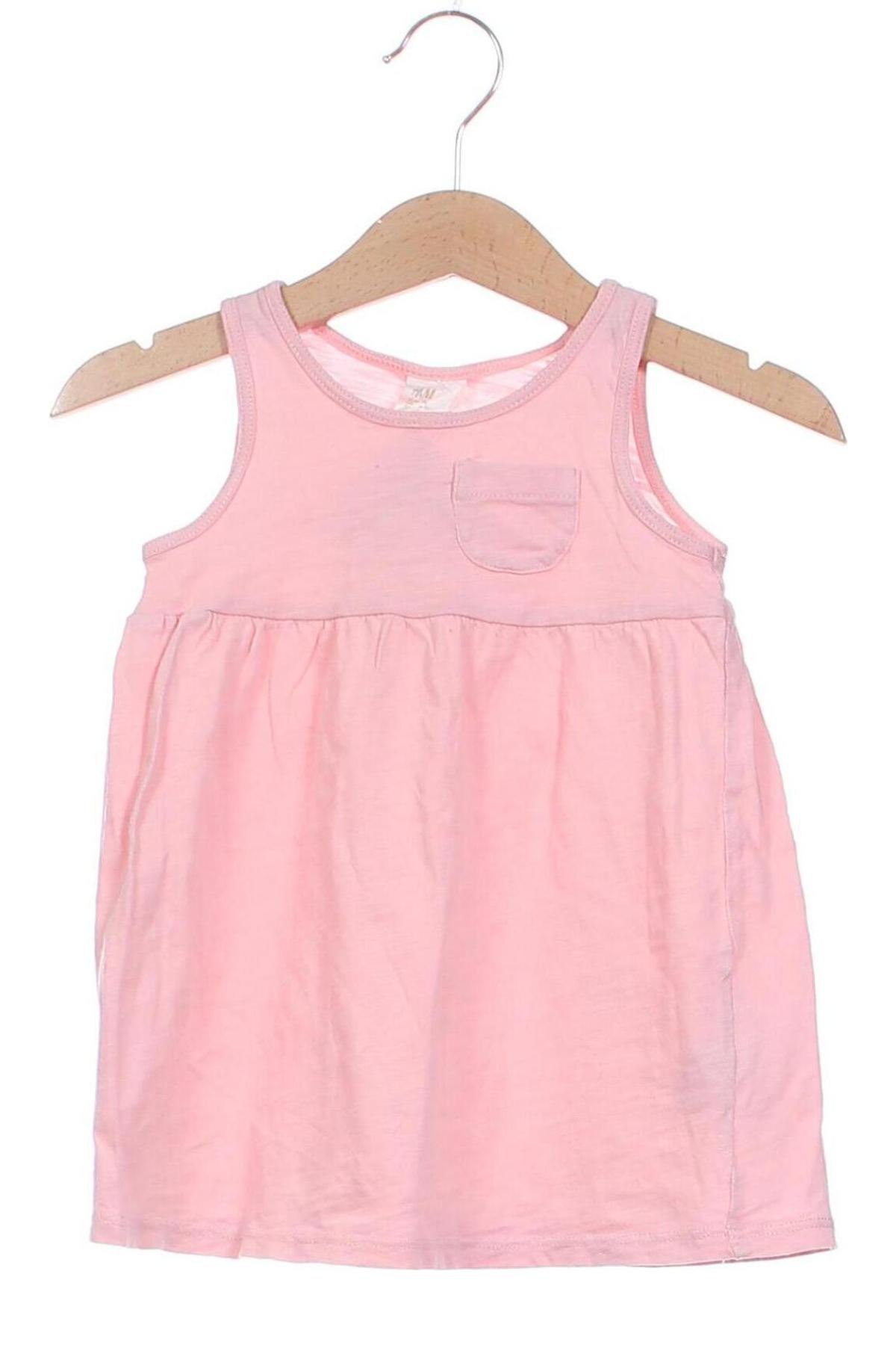 Dětské šaty  H&M, Velikost 9-12m/ 74-80 cm, Barva Růžová, Cena  266,00 Kč